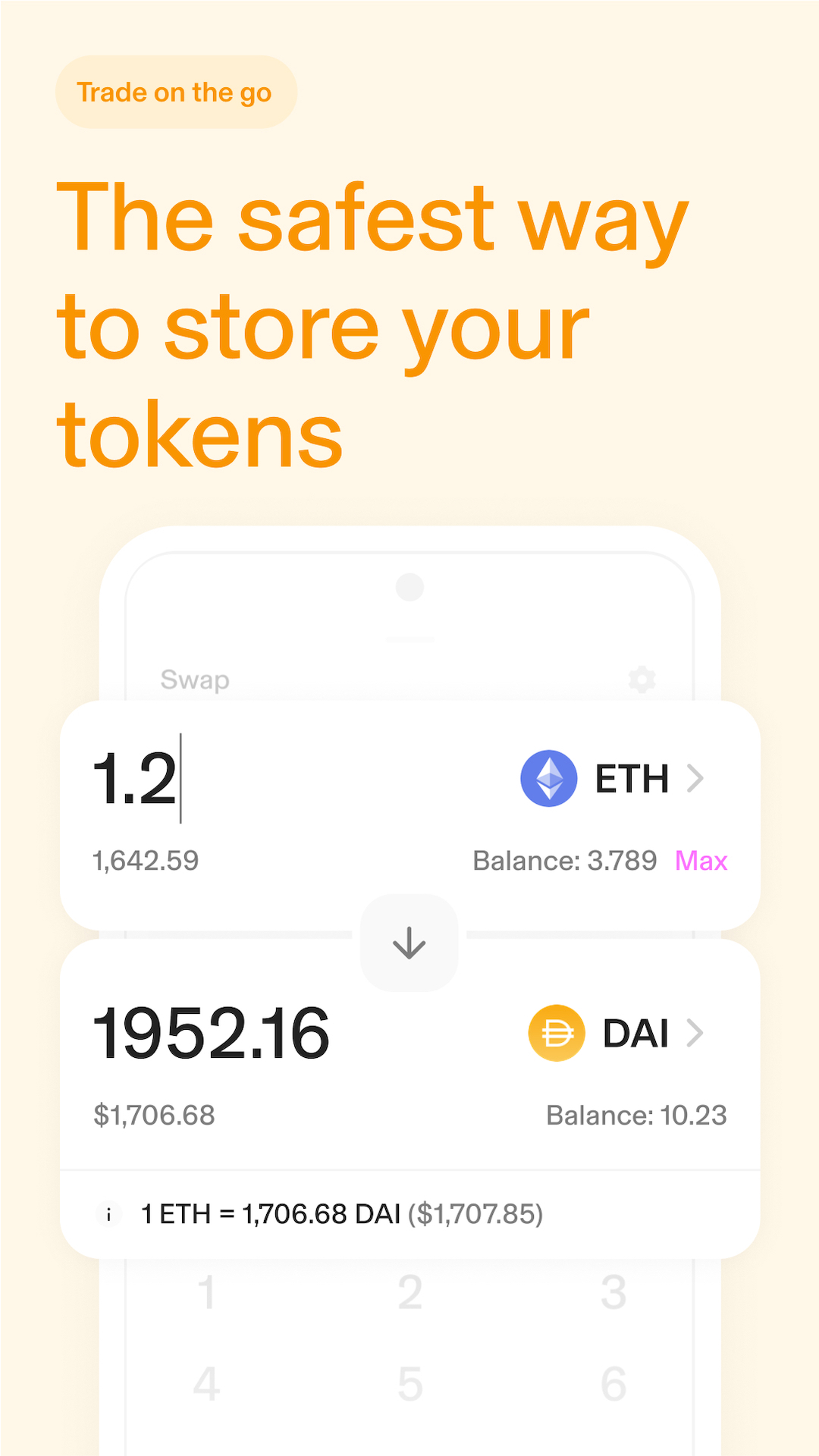 اسکرین شات 3 برنامه Uniswap: Crypto & NFT Wallet