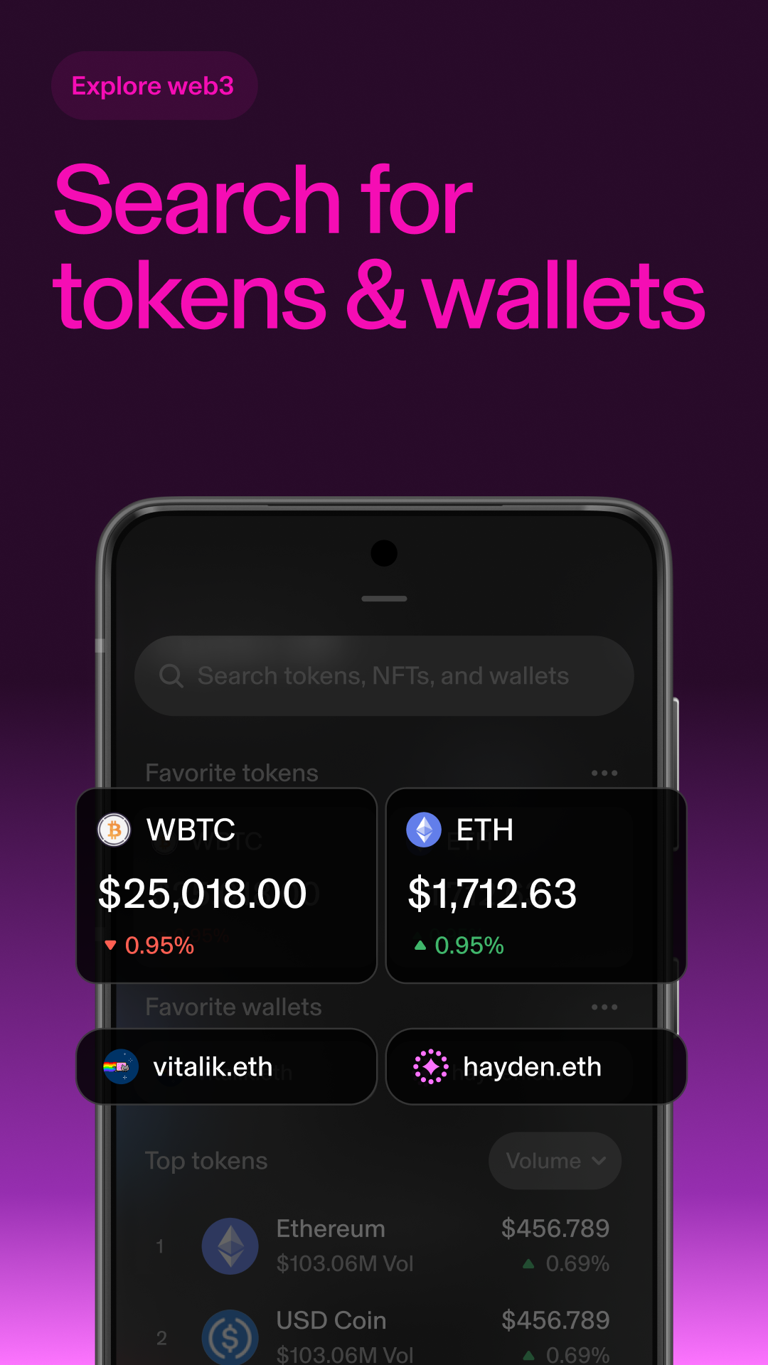 اسکرین شات 5 برنامه Uniswap: Crypto & NFT Wallet