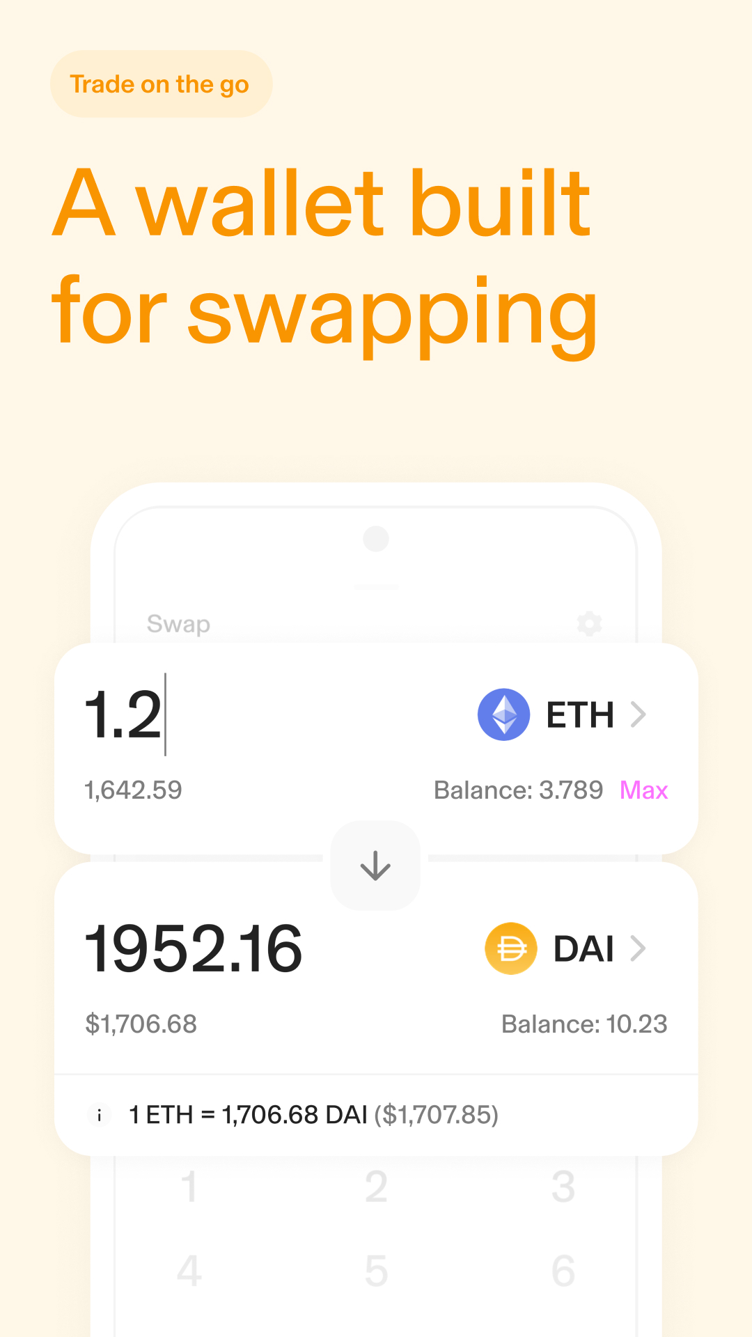 اسکرین شات 3 برنامه Uniswap: Crypto & NFT Wallet