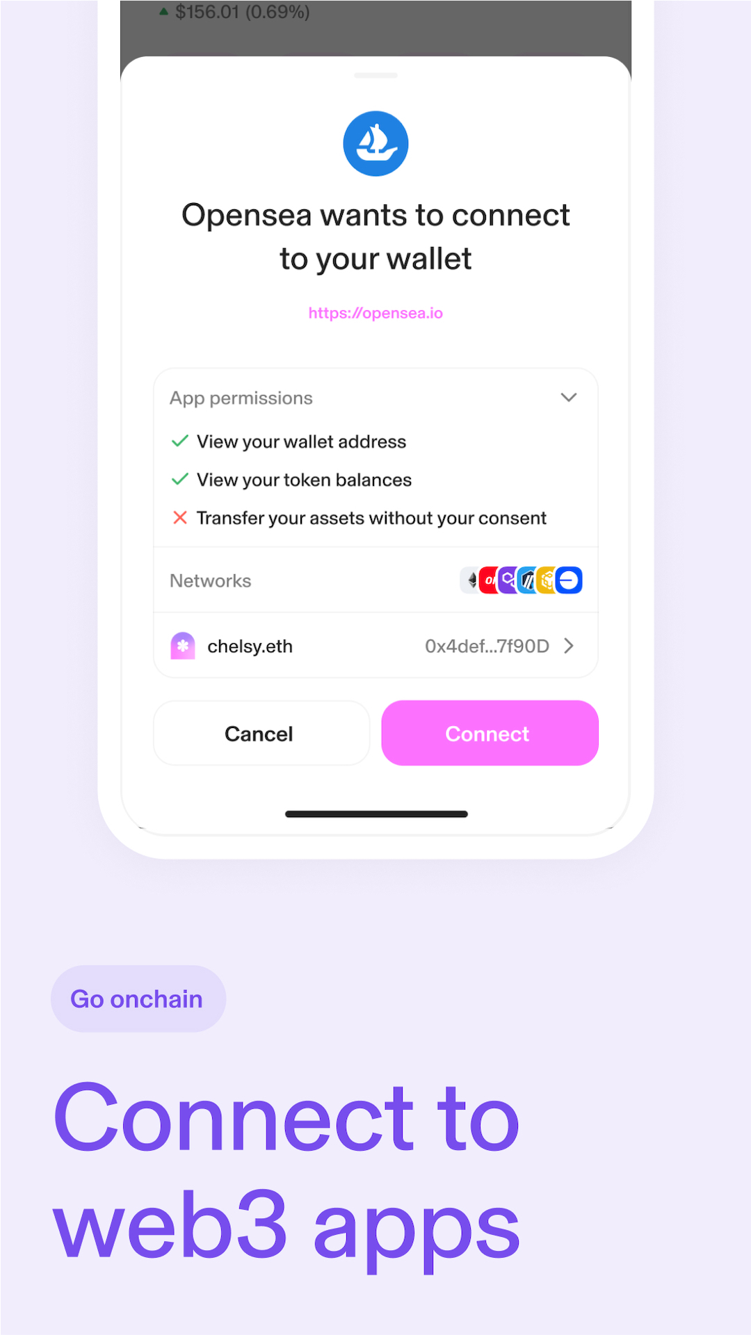 اسکرین شات 6 برنامه Uniswap: Crypto & NFT Wallet