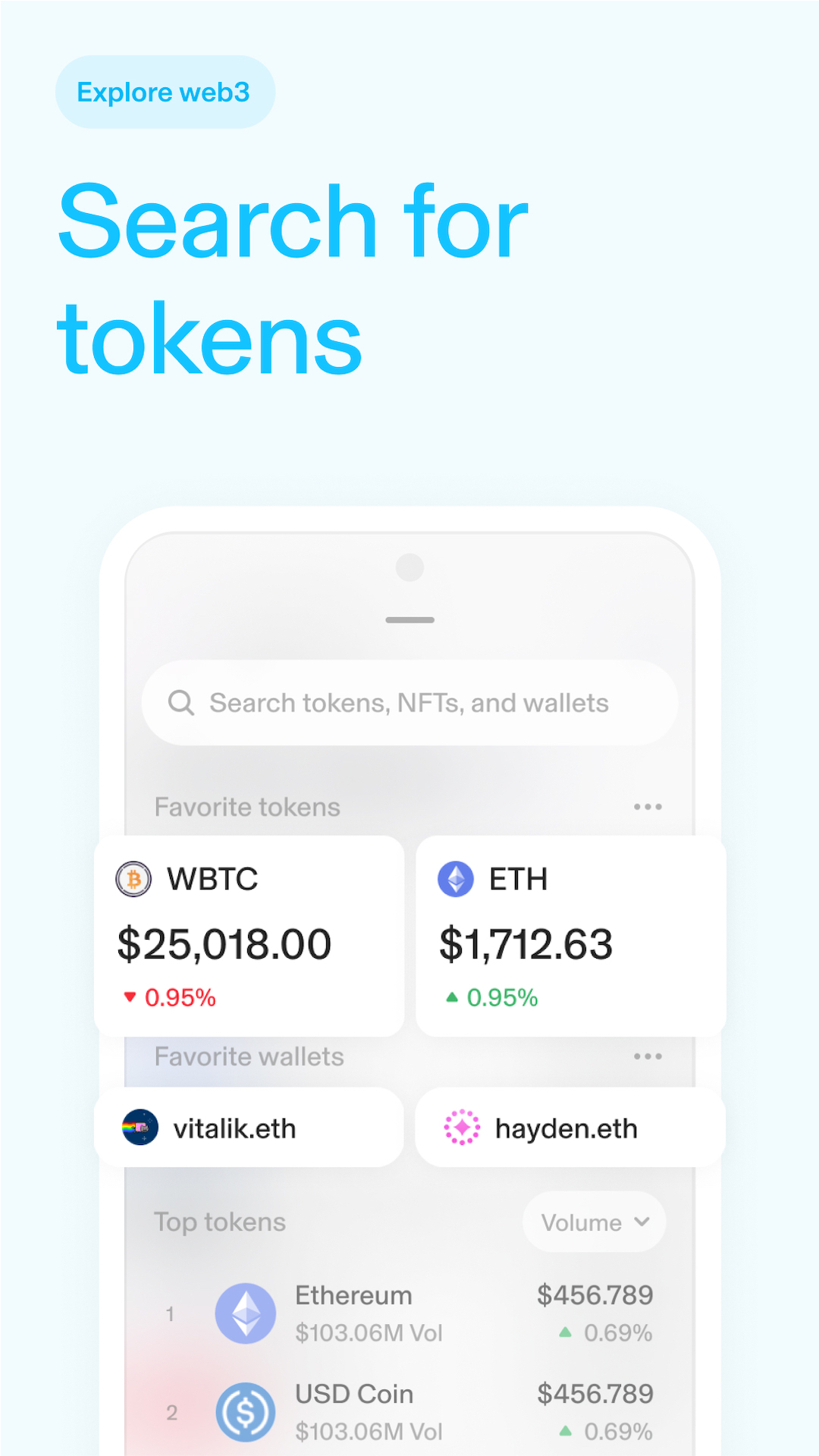 اسکرین شات 4 برنامه Uniswap: Crypto & NFT Wallet