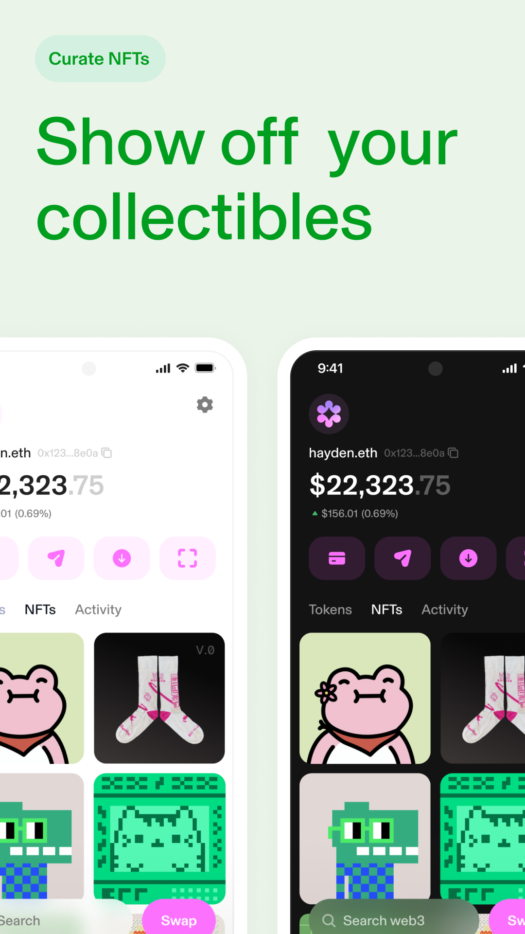 اسکرین شات 6 برنامه Uniswap: Crypto & NFT Wallet