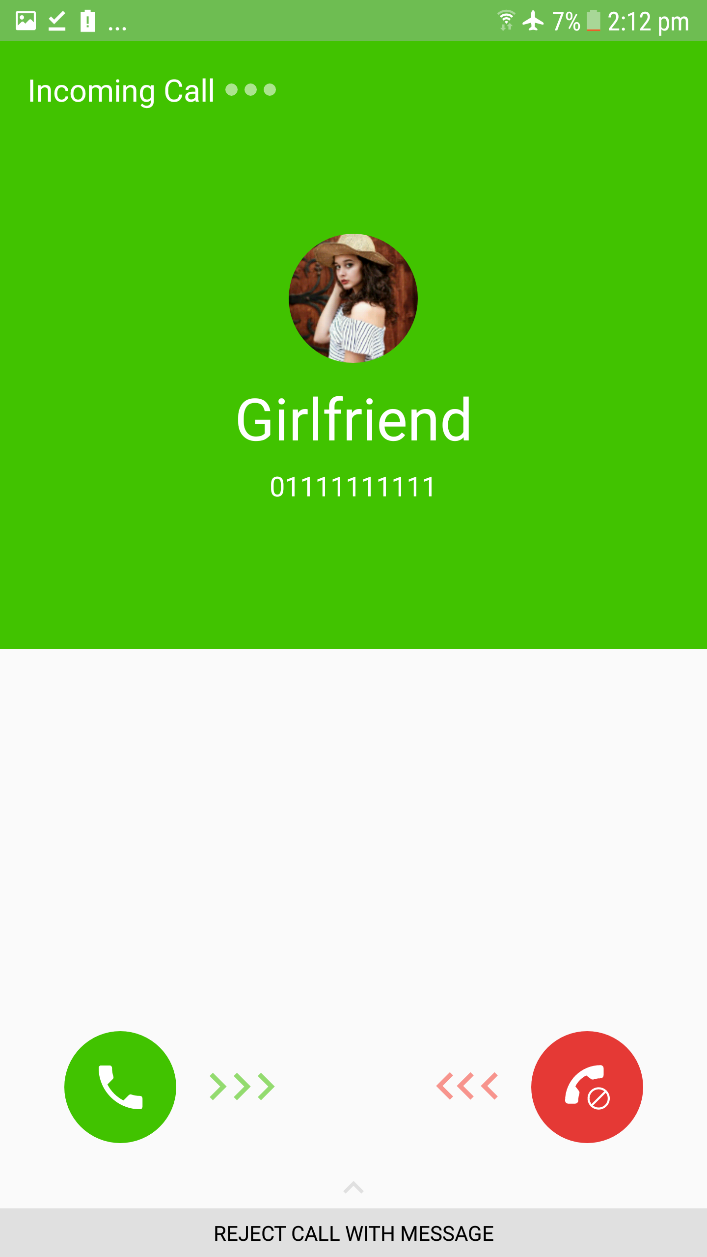 اسکرین شات 2 برنامه Fake Call - Prank