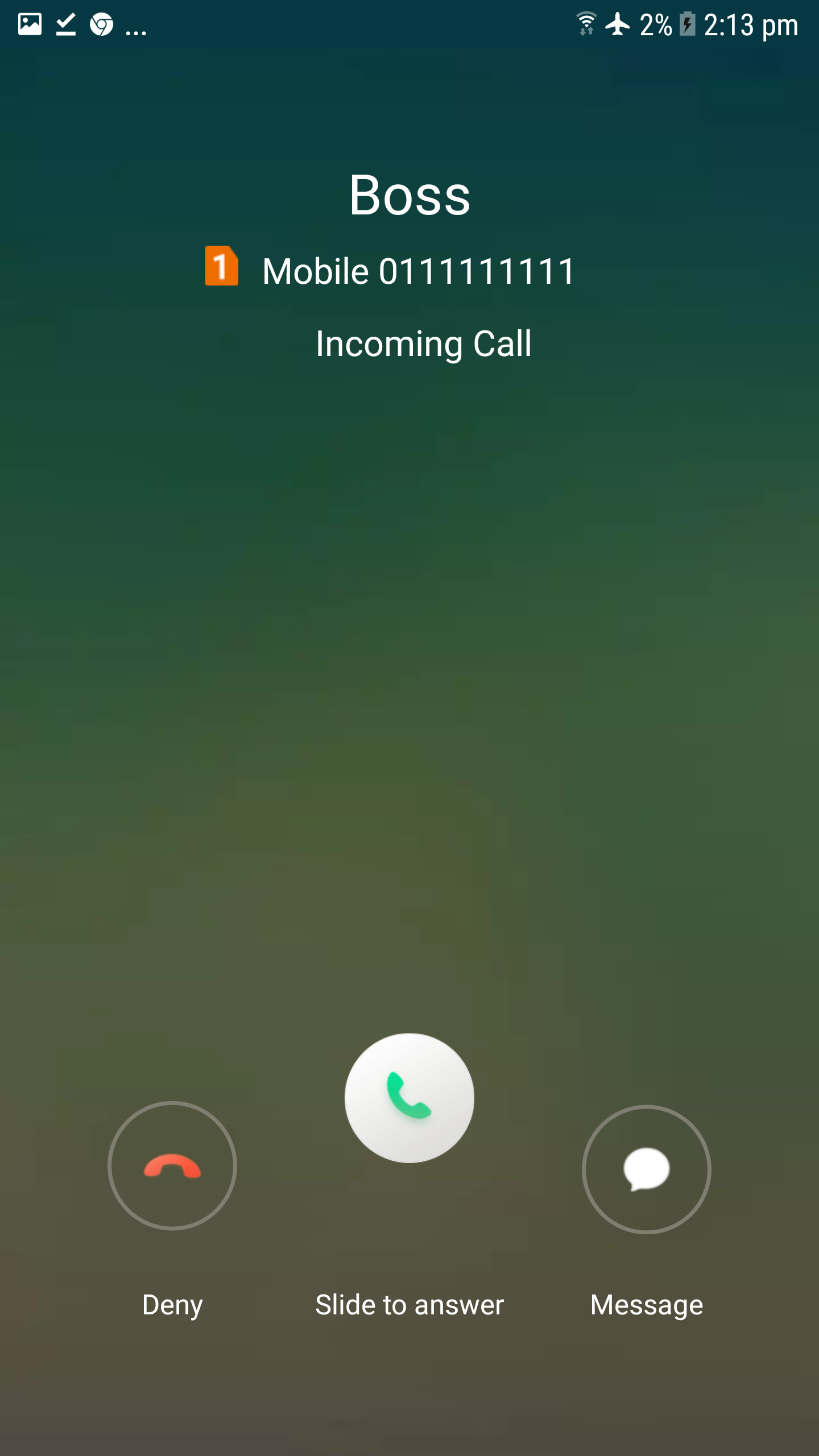 اسکرین شات 6 برنامه Fake Call - Prank