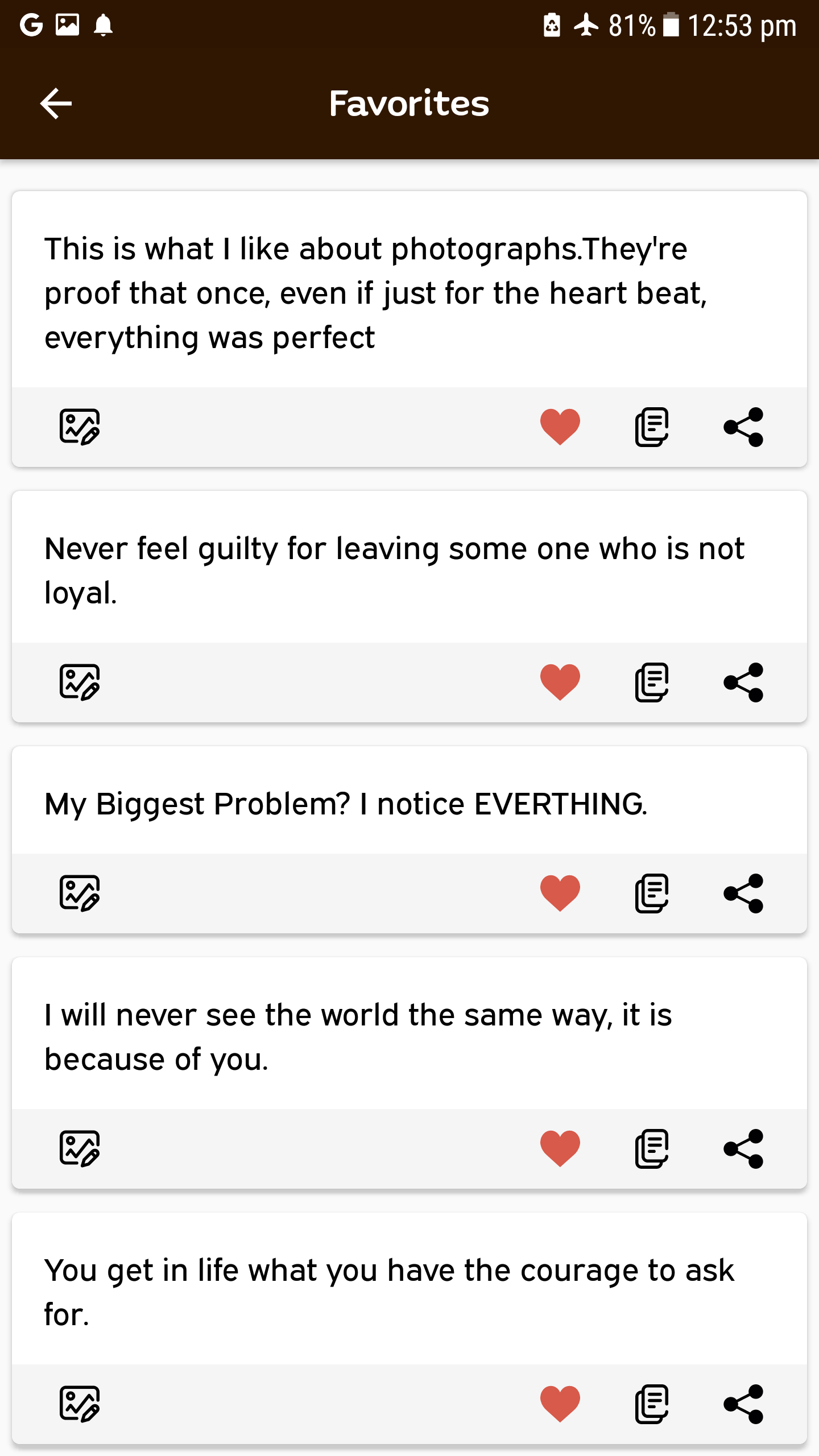 اسکرین شات 8 برنامه Sad Quotes