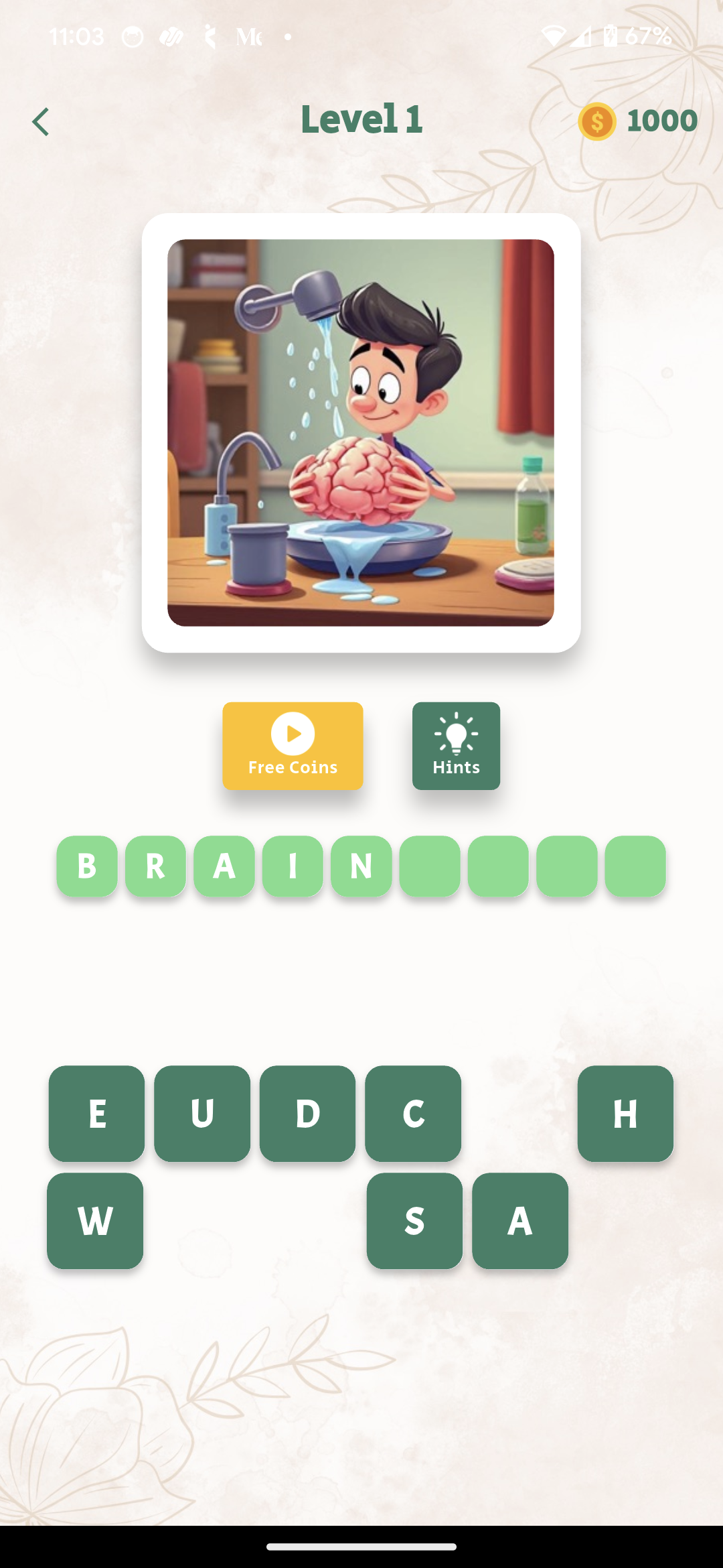 اسکرین شات 2 بازی QuizMind - Guess the Word