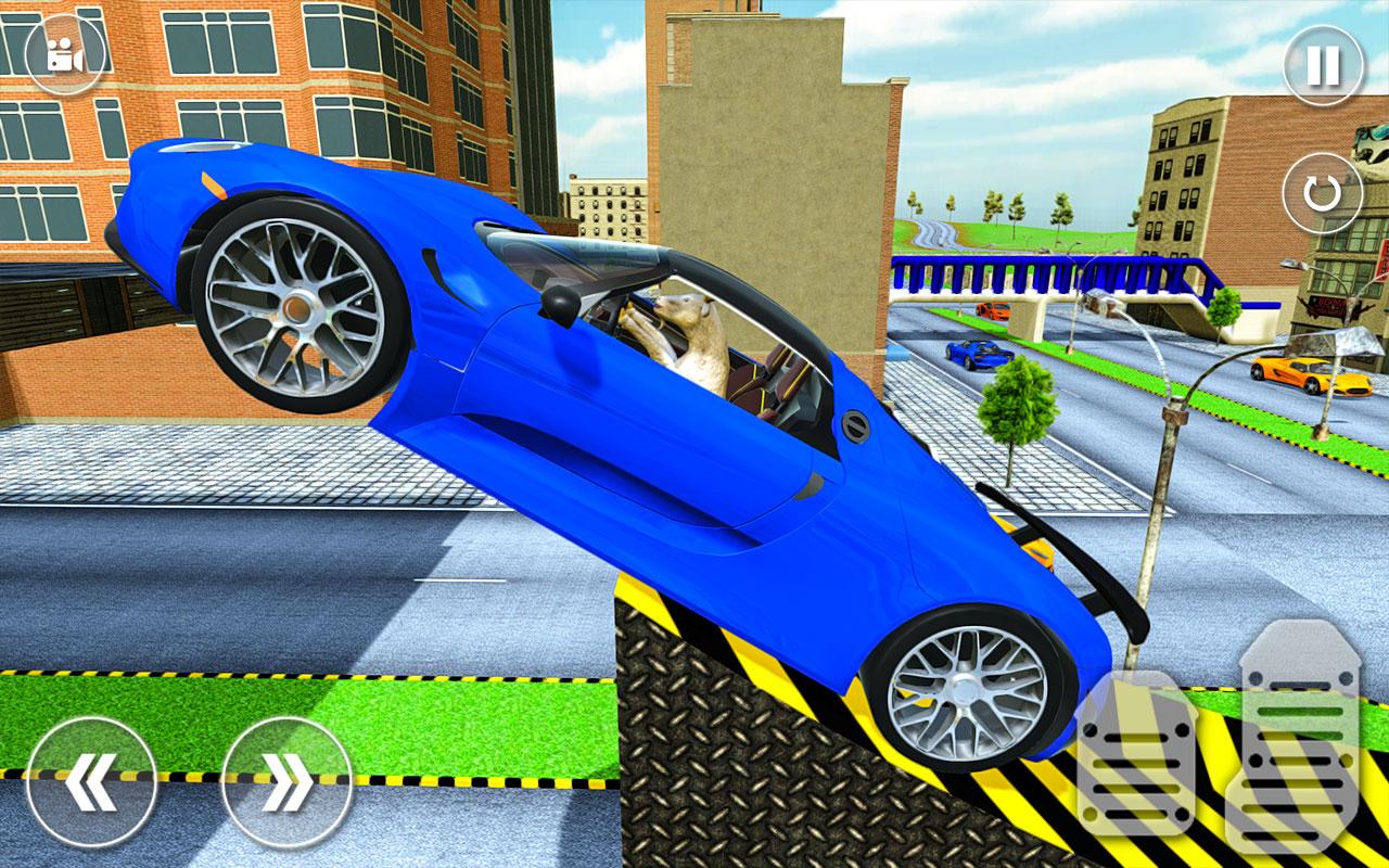 اسکرین شات 3 بازی Crazy Goat Car Driving Sim