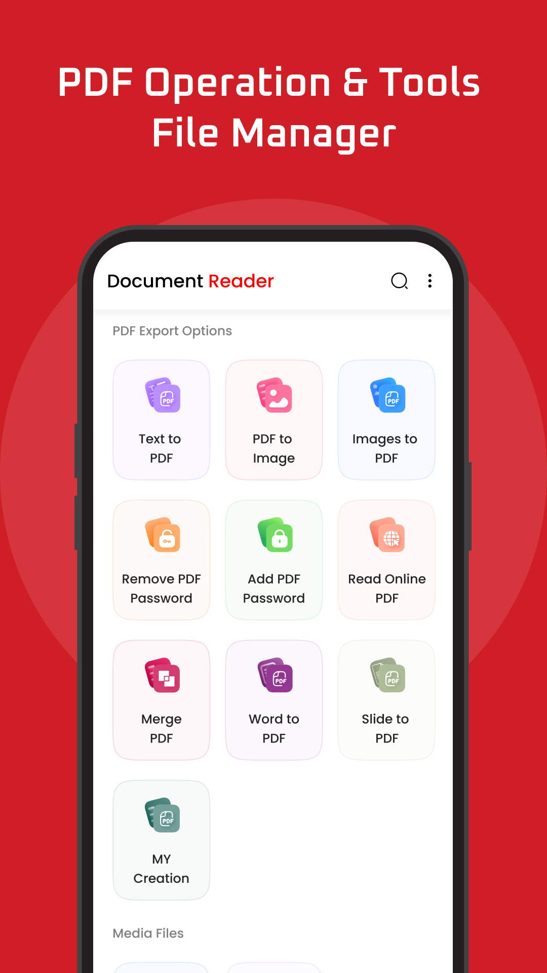 اسکرین شات 6 برنامه Document Reader: PDF, DOC, PPT