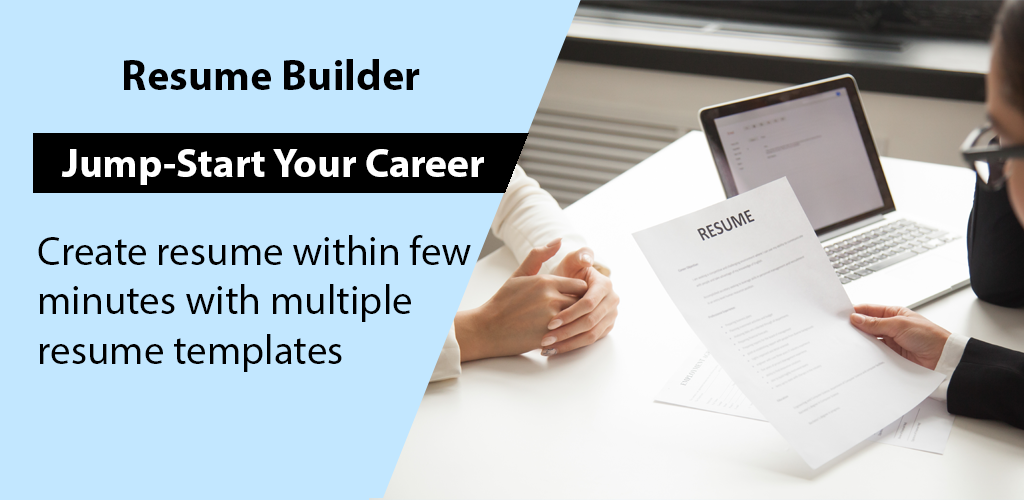 اسکرین شات 1 برنامه Resume Builder - CV Maker