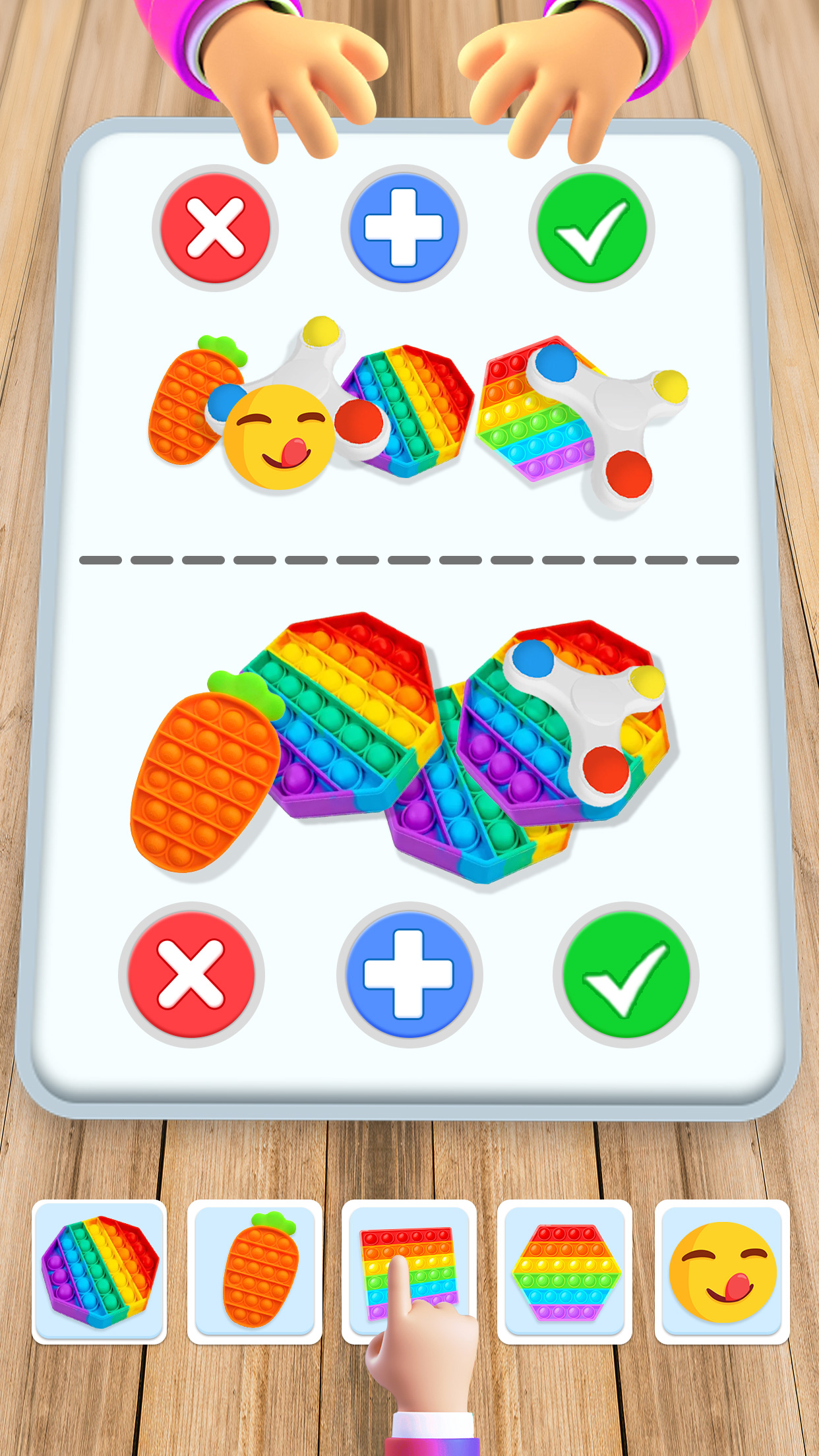 اسکرین شات 1 بازی Pop It 3D: Fidget Toys Games