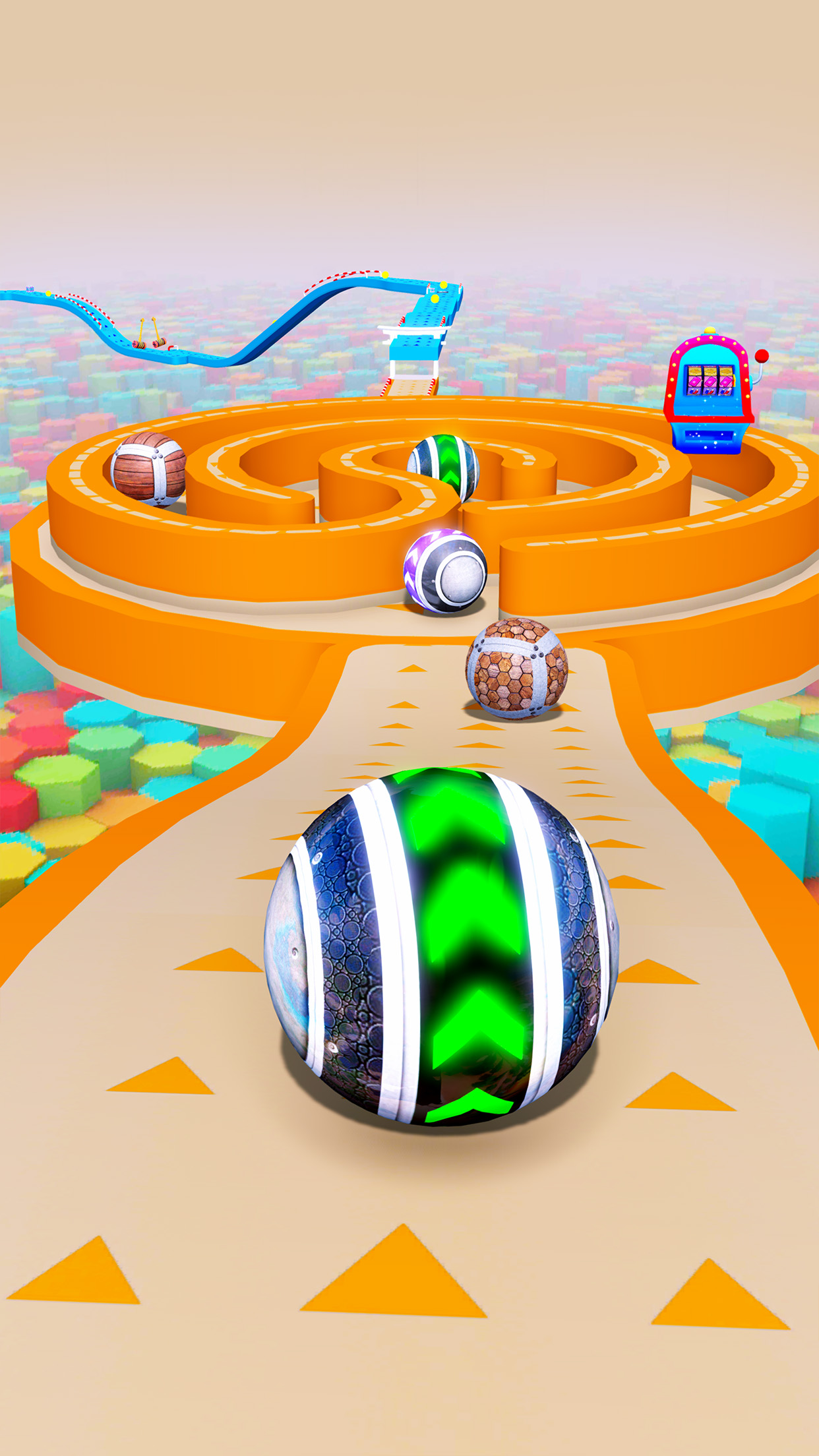 اسکرین شات 2 بازی Balance the Rolling Ball