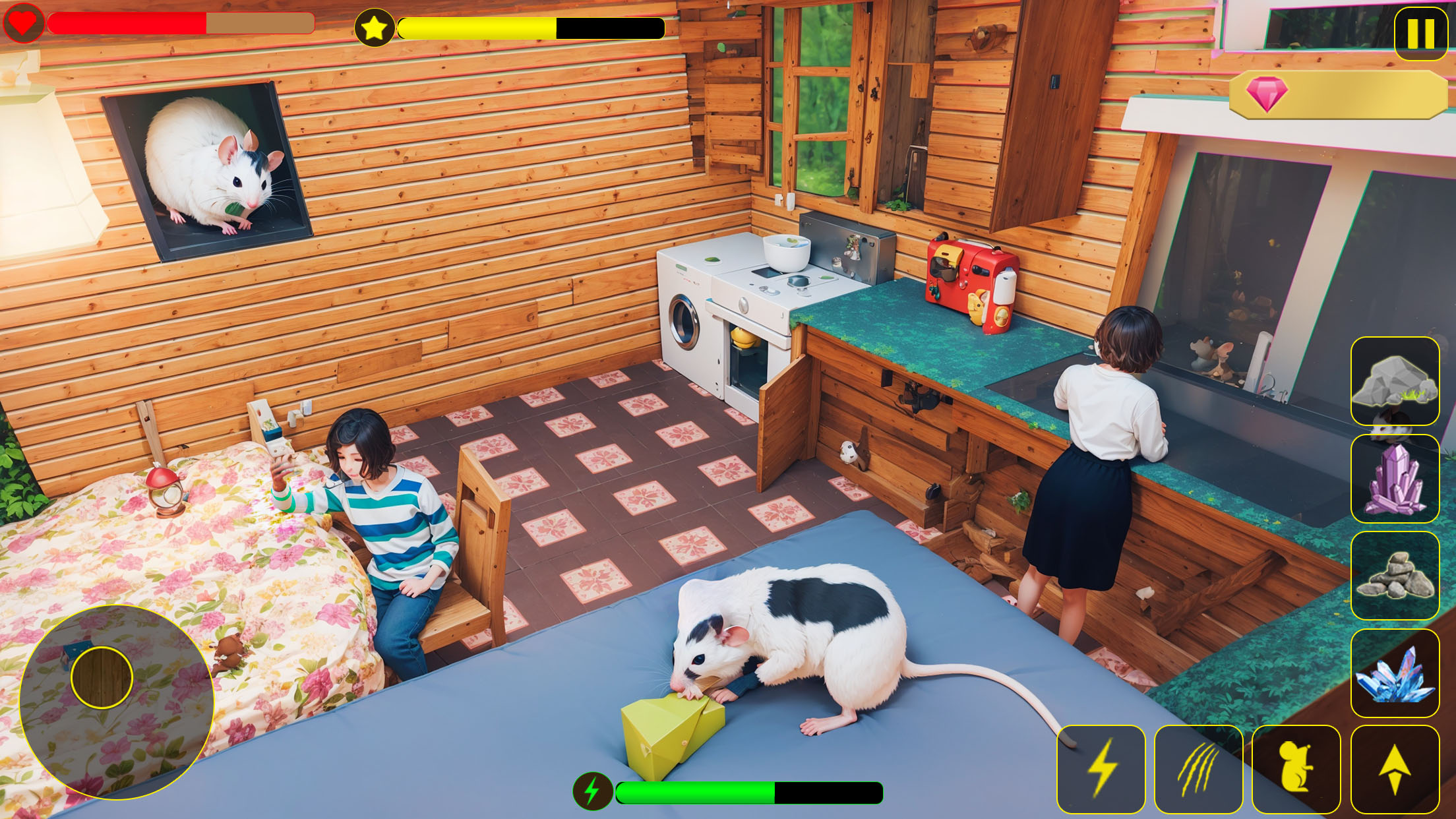 اسکرین شات 3 بازی Wild Mouse Family Sim 3D