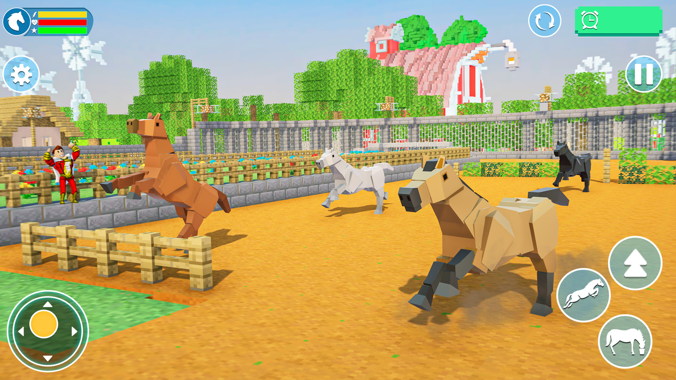 اسکرین شات 5 بازی Wild Pony Craft Family Sim 3D