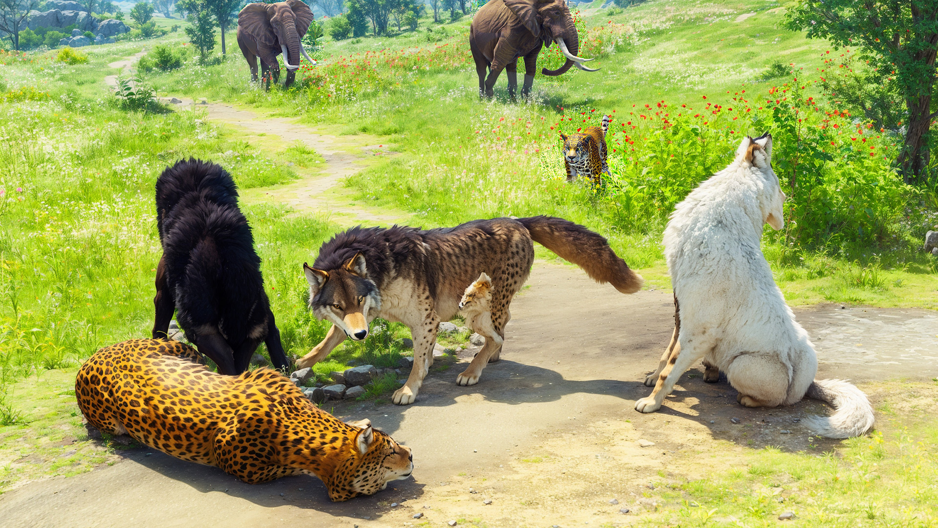 اسکرین شات 3 بازی Virtual Arctic Wolf Family Sim