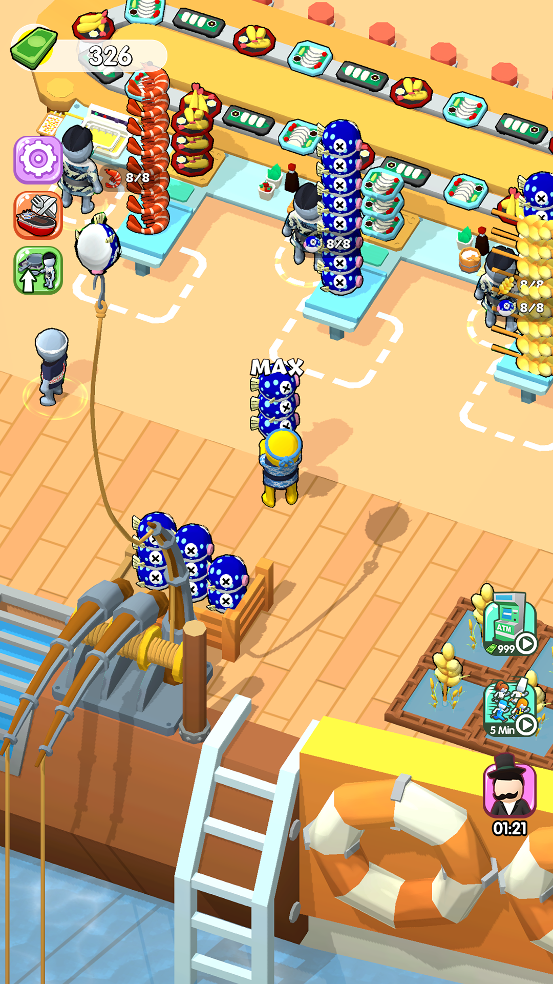 اسکرین شات 1 بازی Sea Restaurant - Travel Tycoon