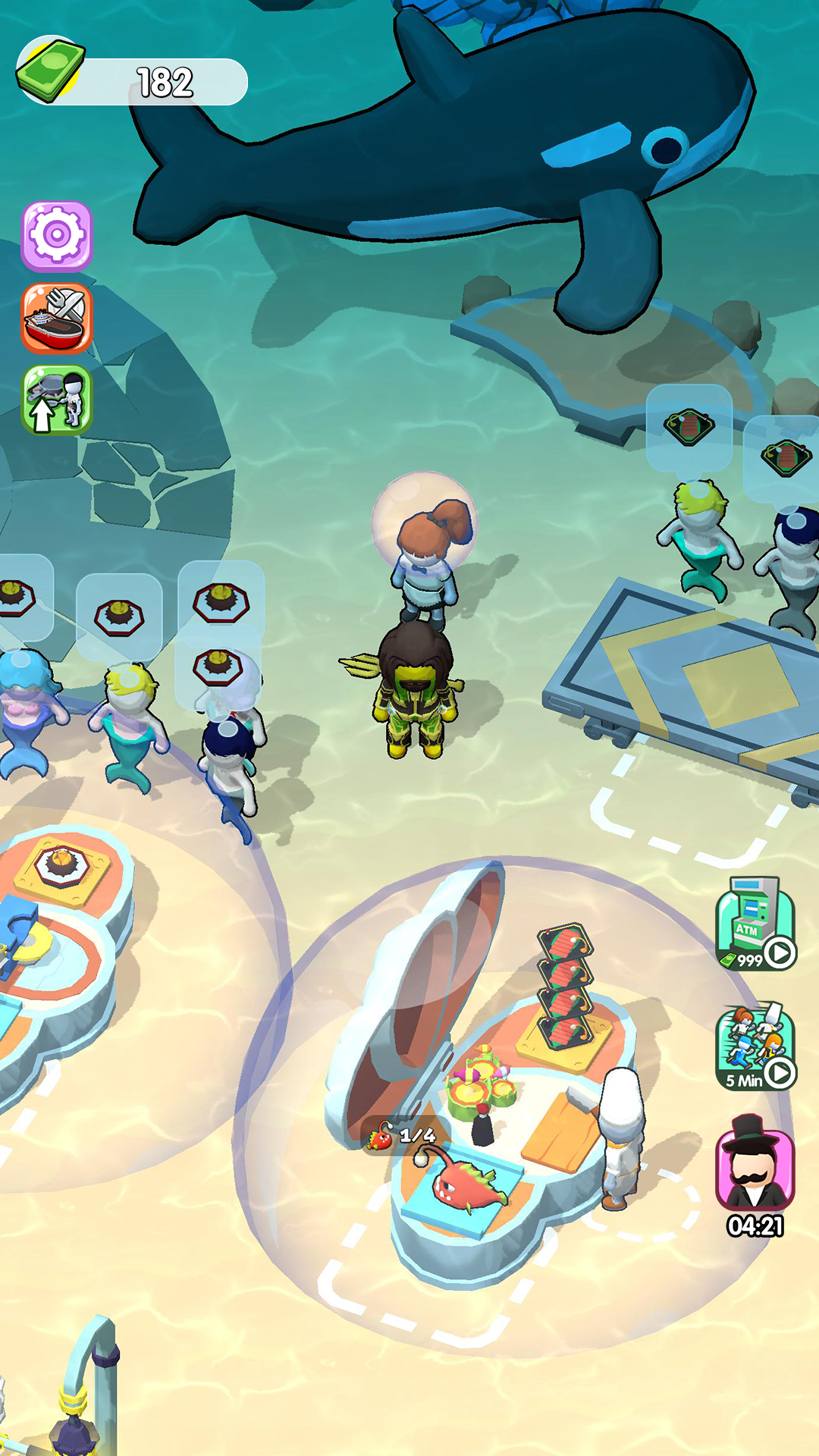 اسکرین شات 2 بازی Sea Restaurant - Travel Tycoon