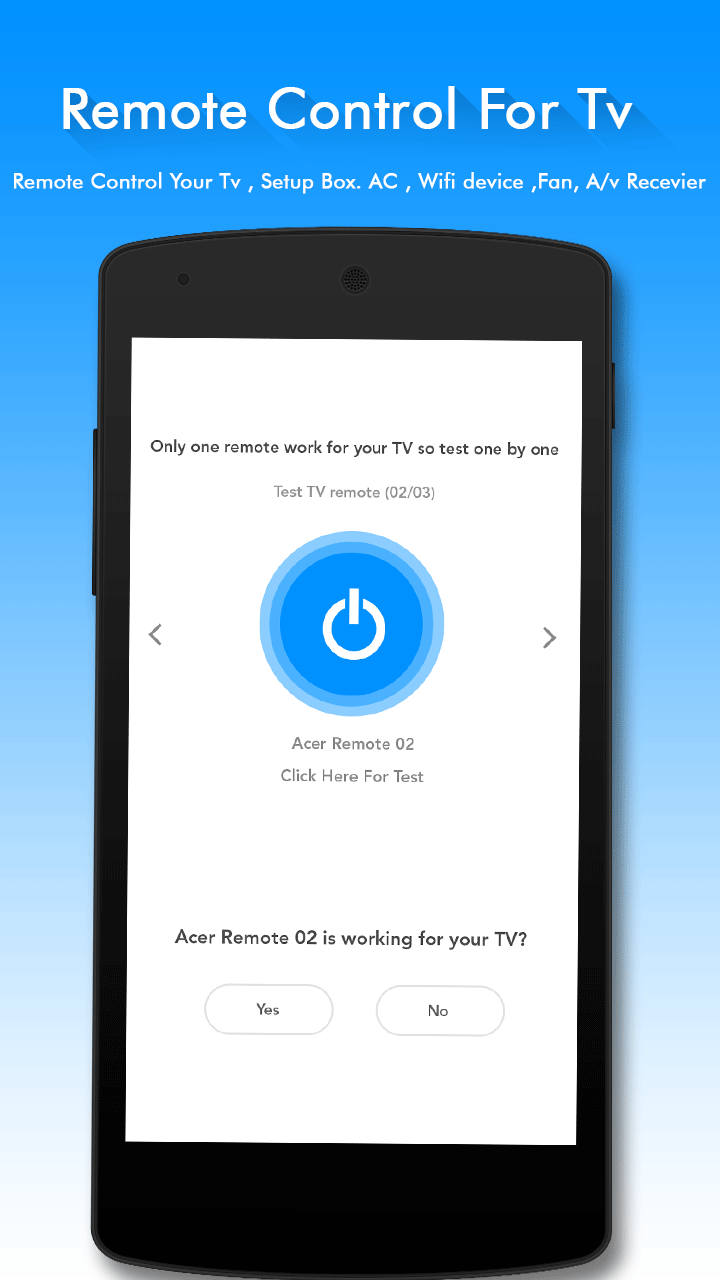اسکرین شات 4 برنامه TV Remote Control for TV