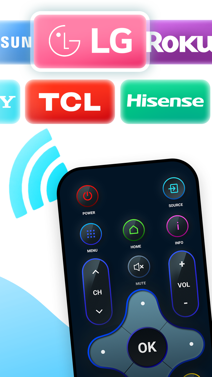 اسکرین شات 2 برنامه Universal TV Remote Control