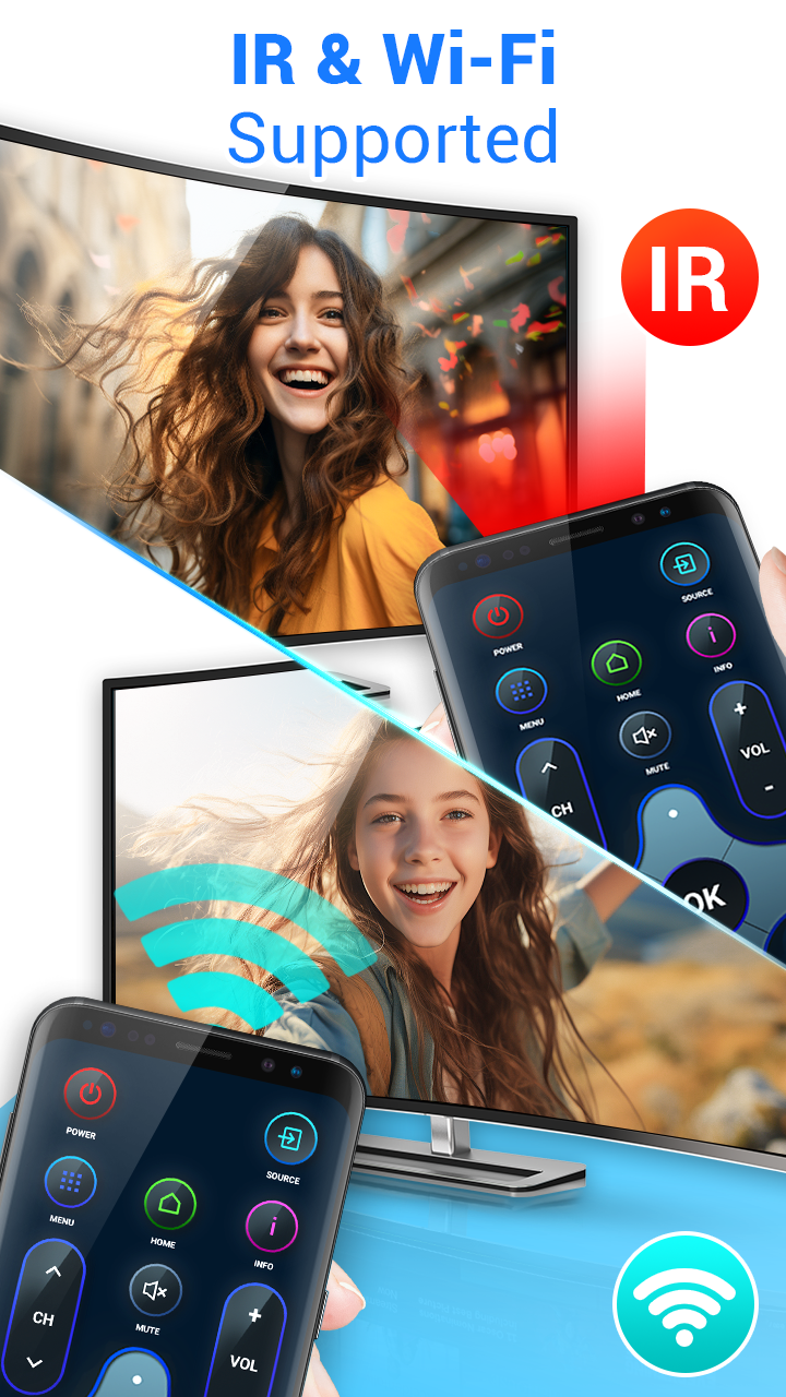 اسکرین شات 3 برنامه Universal TV Remote Control