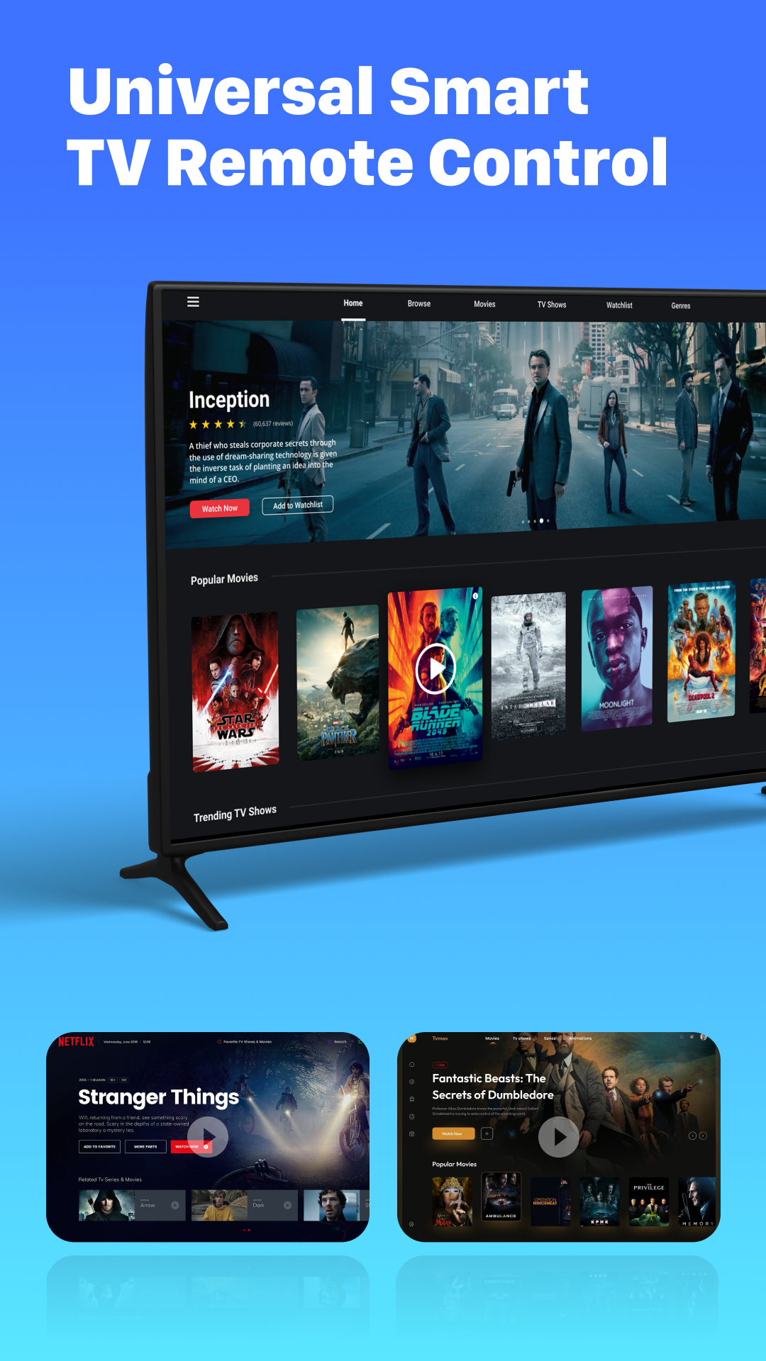 اسکرین شات 1 برنامه Universal TV Remote Control