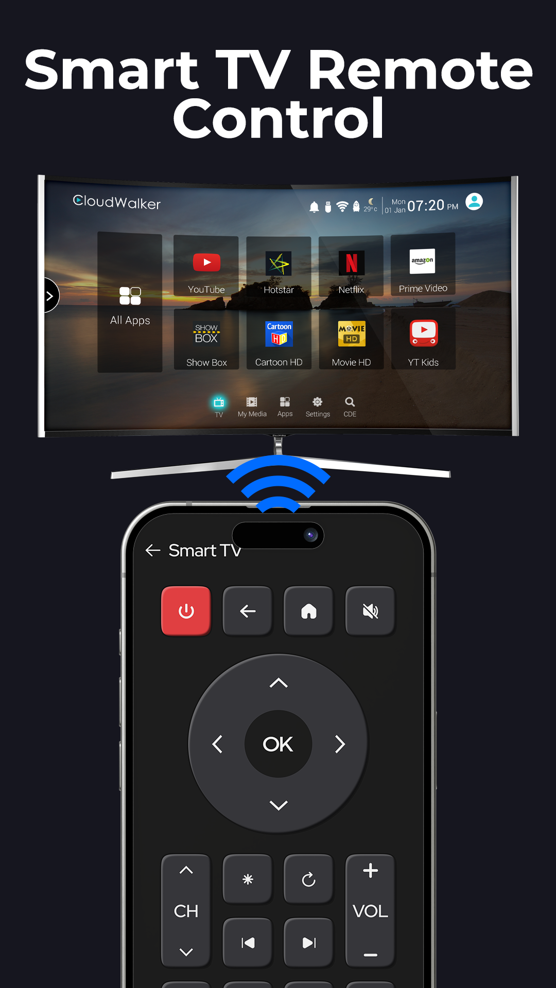 اسکرین شات 4 برنامه TV Remote Control APP