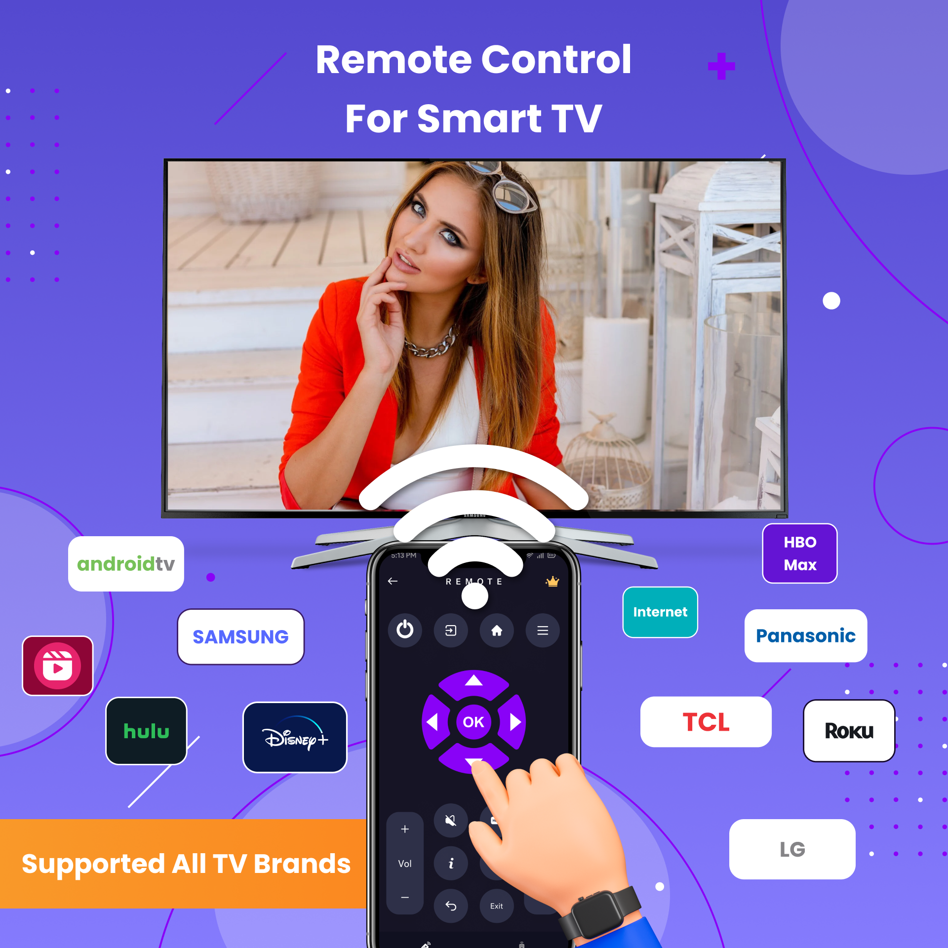 اسکرین شات 1 برنامه Universal TV Remote - TV Cast