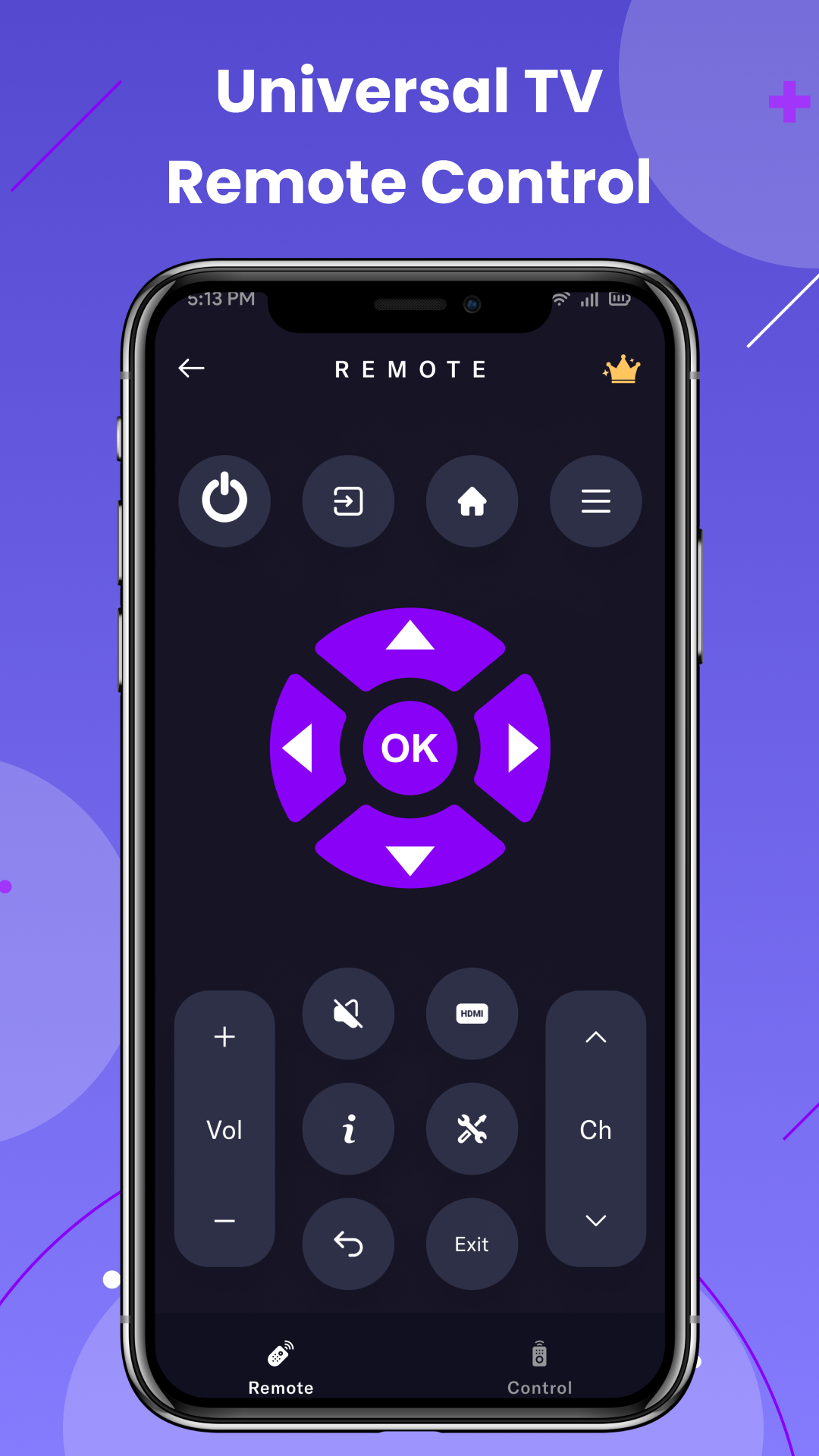 اسکرین شات 2 برنامه Universal TV Remote - TV Cast
