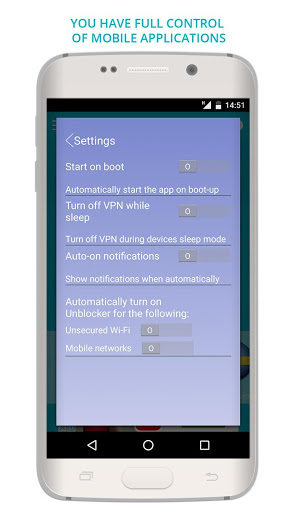 اسکرین شات 6 برنامه Vpn Free Unblocker unlimited