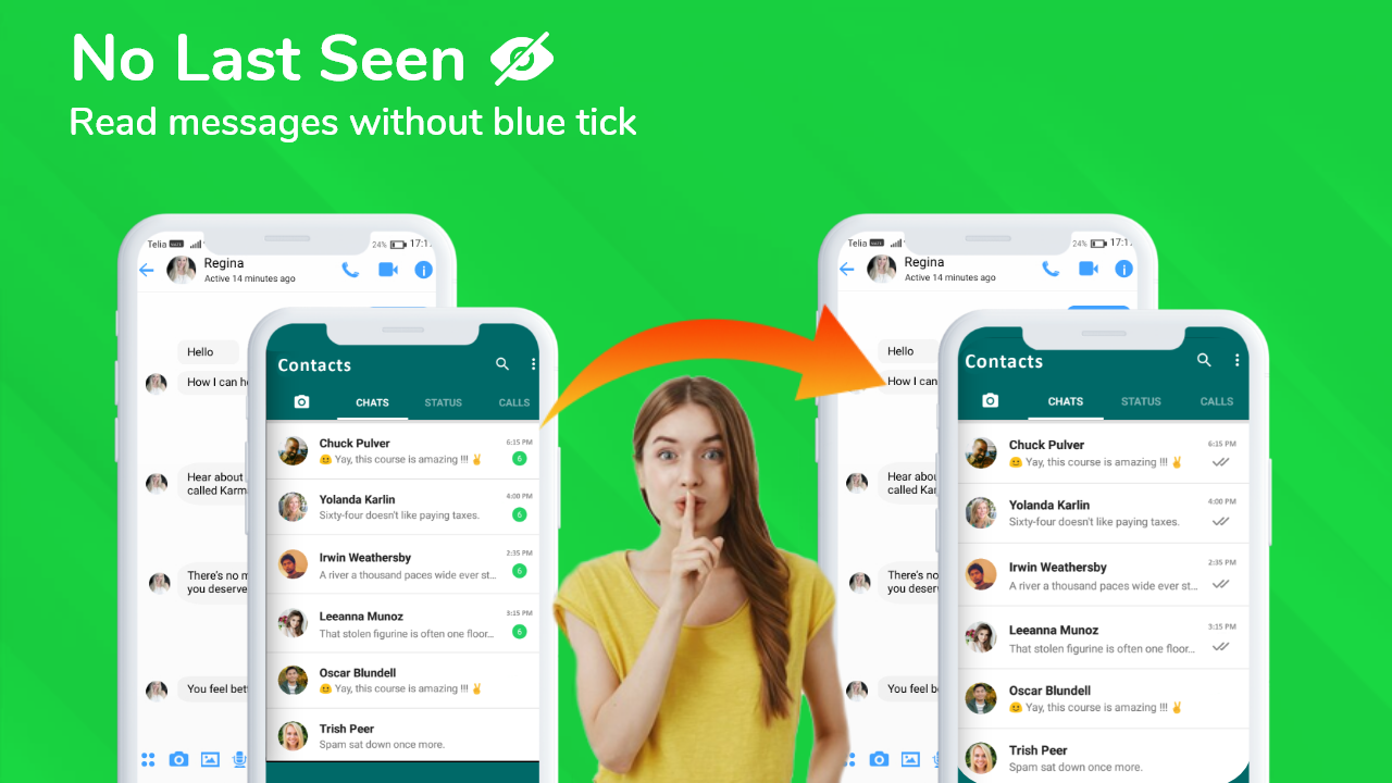 اسکرین شات 4 برنامه Unseen online – WhatsRemoved