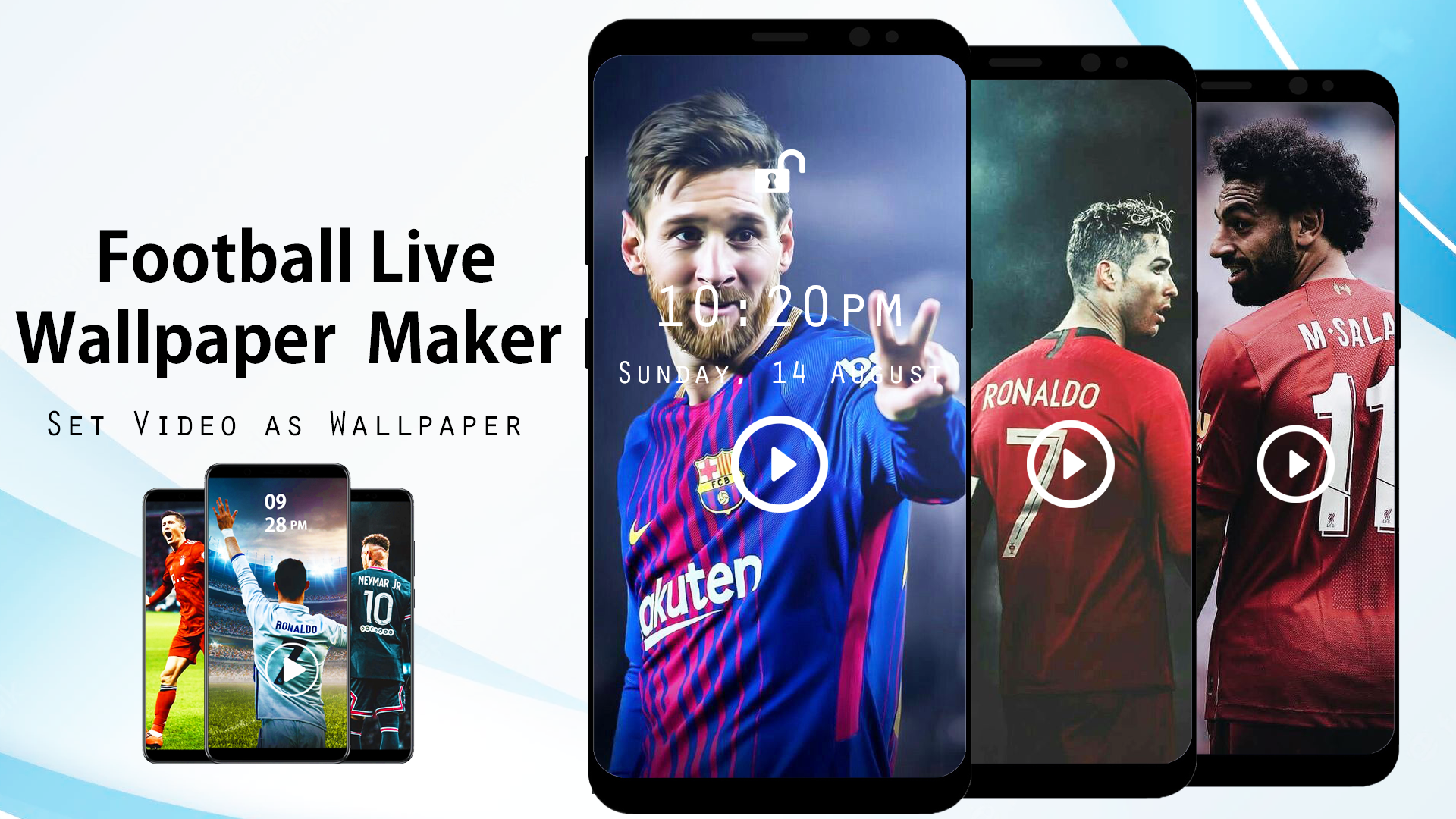 اسکرین شات 2 برنامه Football Live Wallpaper Maker