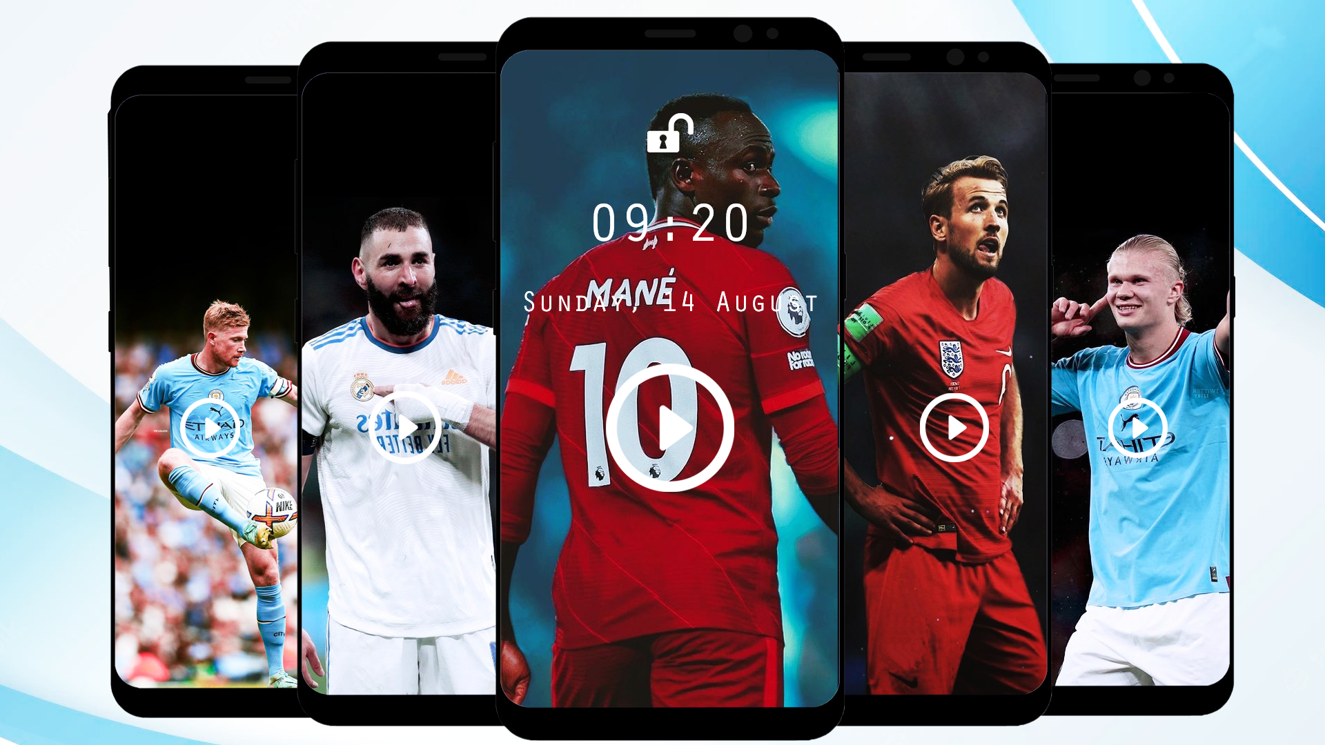 اسکرین شات 1 برنامه Football Live Wallpaper Maker