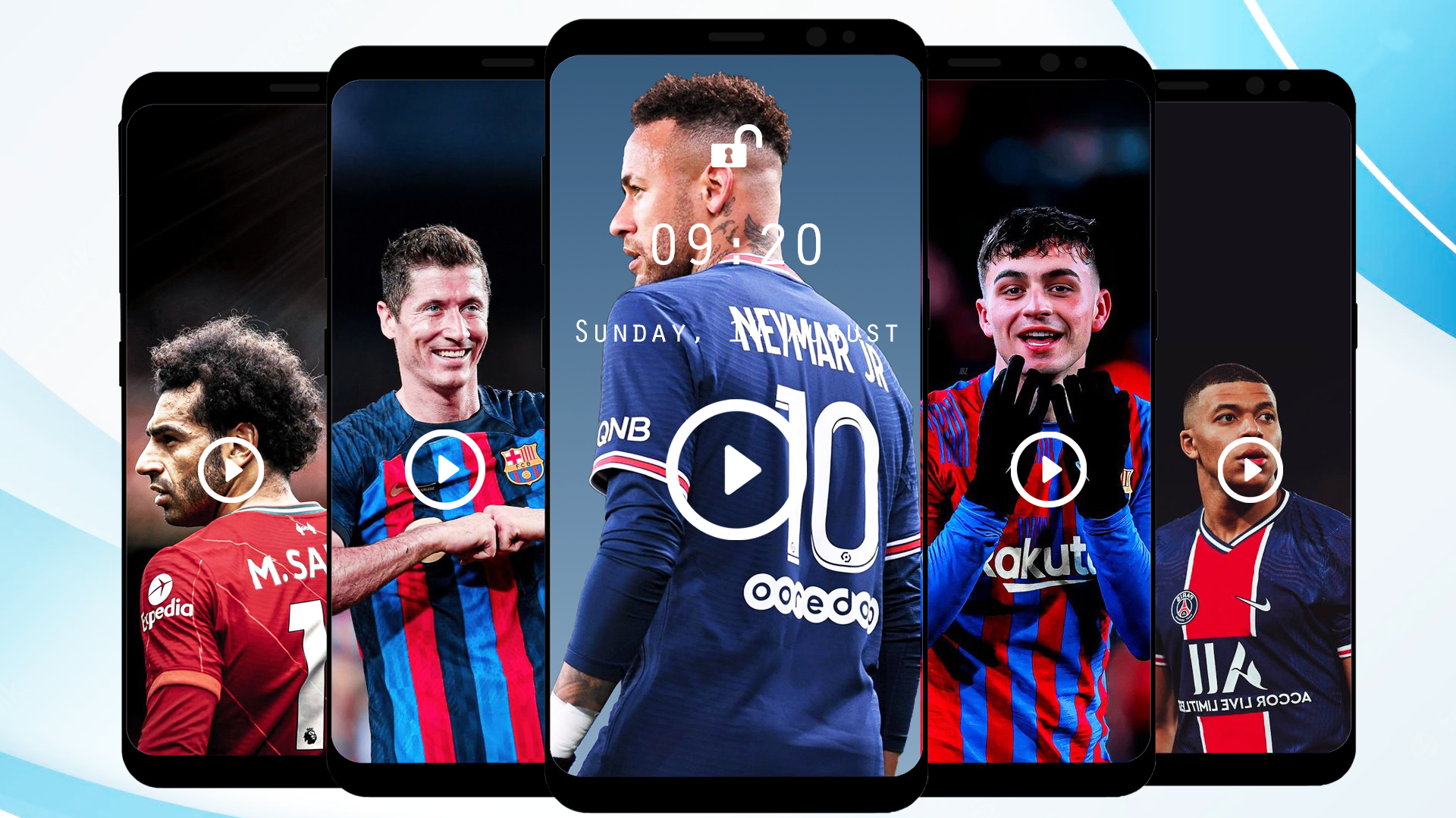 اسکرین شات 3 برنامه Football Live Wallpaper Maker