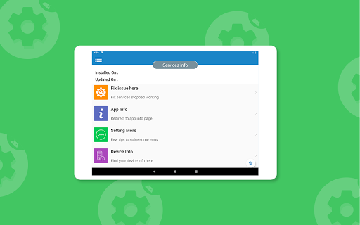 اسکرین شات 6 برنامه Update Play Services - Info & Fix errors(2020)