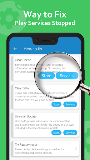 اسکرین شات 4 برنامه Update Play Services - Info & Fix errors(2020)