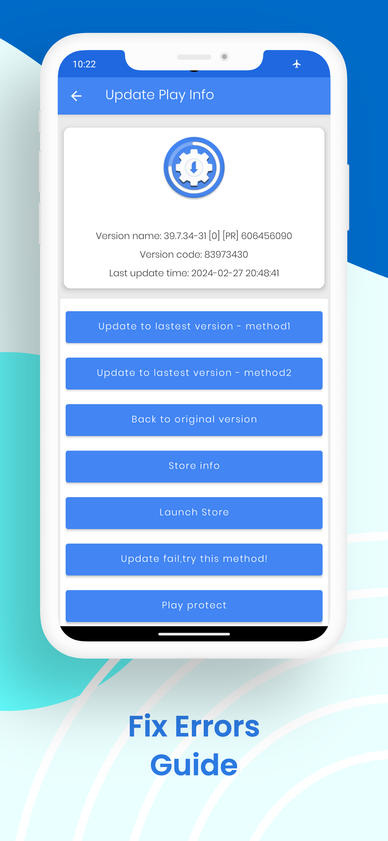 اسکرین شات 2 برنامه Update Play Store Update Info
