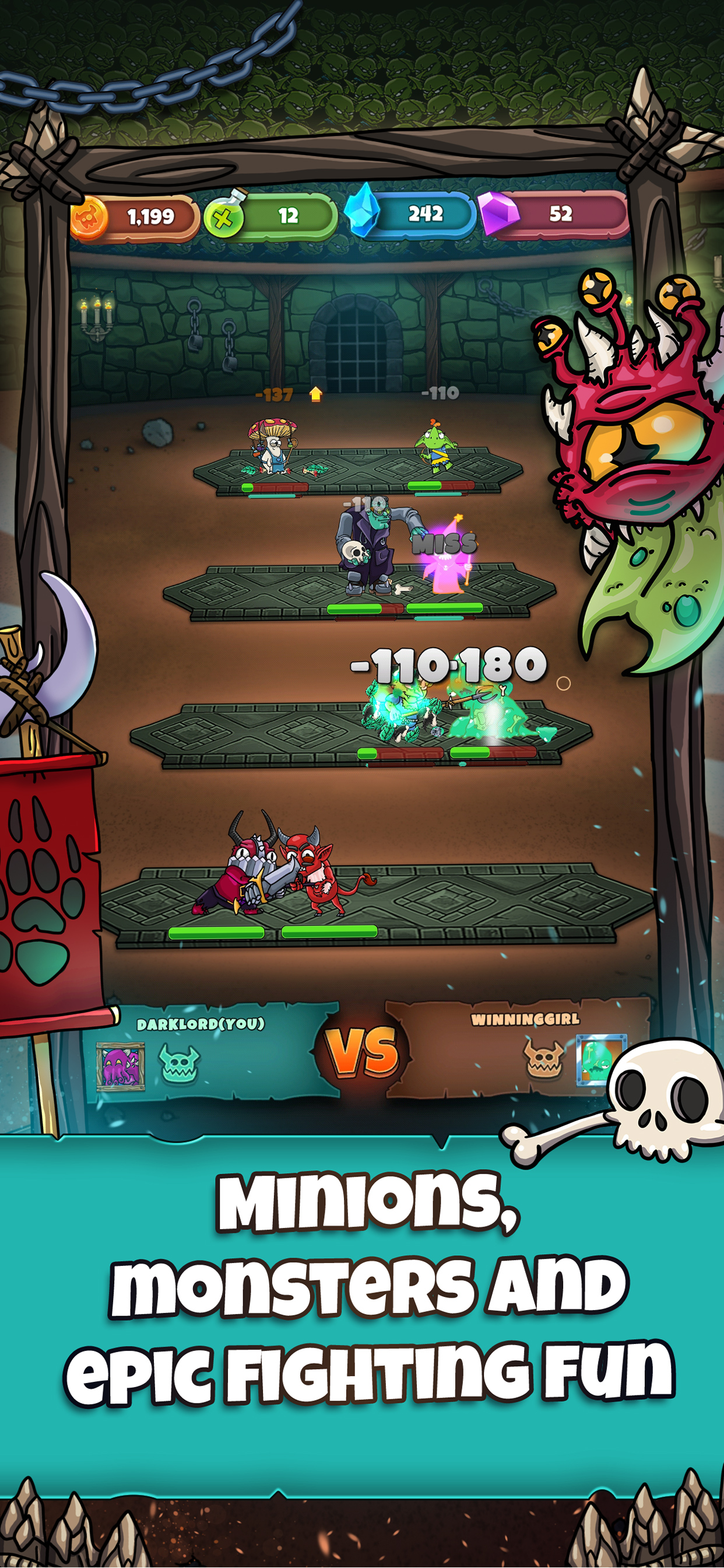 اسکرین شات 1 بازی Minion Fighters: Epic Monsters