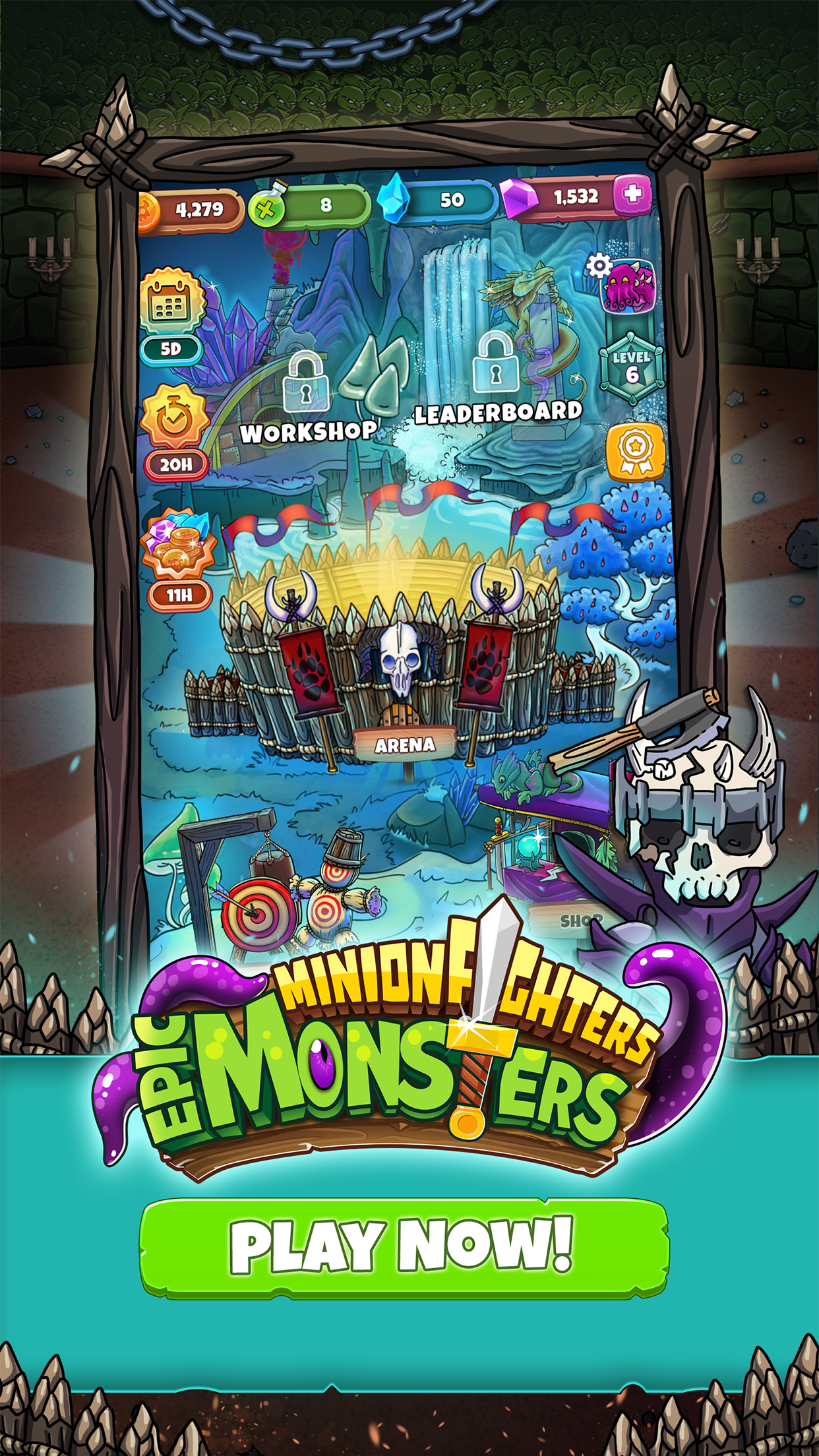 اسکرین شات 6 بازی Minion Fighters: Epic Monsters