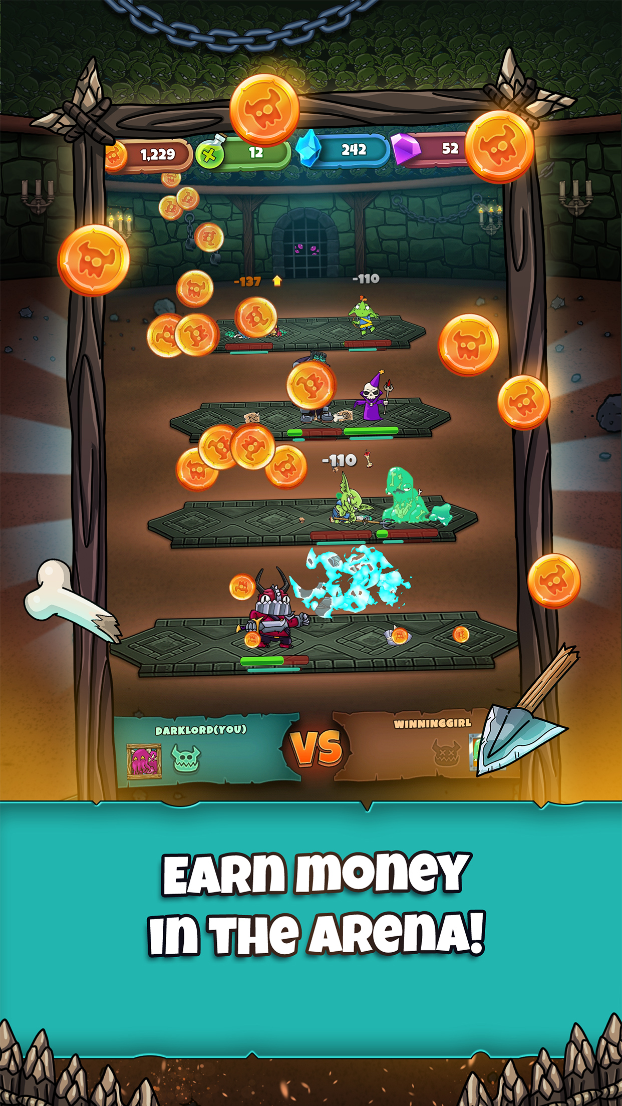 اسکرین شات 4 بازی Minion Fighters: Epic Monsters