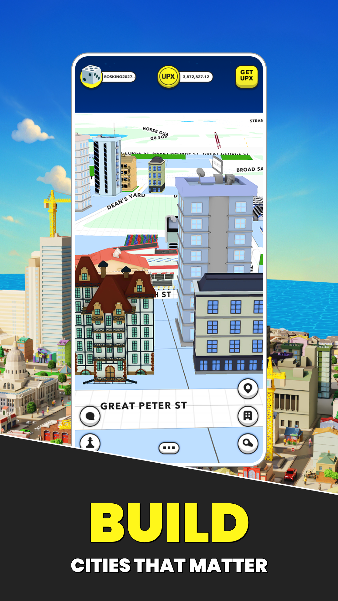 اسکرین شات 2 بازی Upland Real-World City-Builder