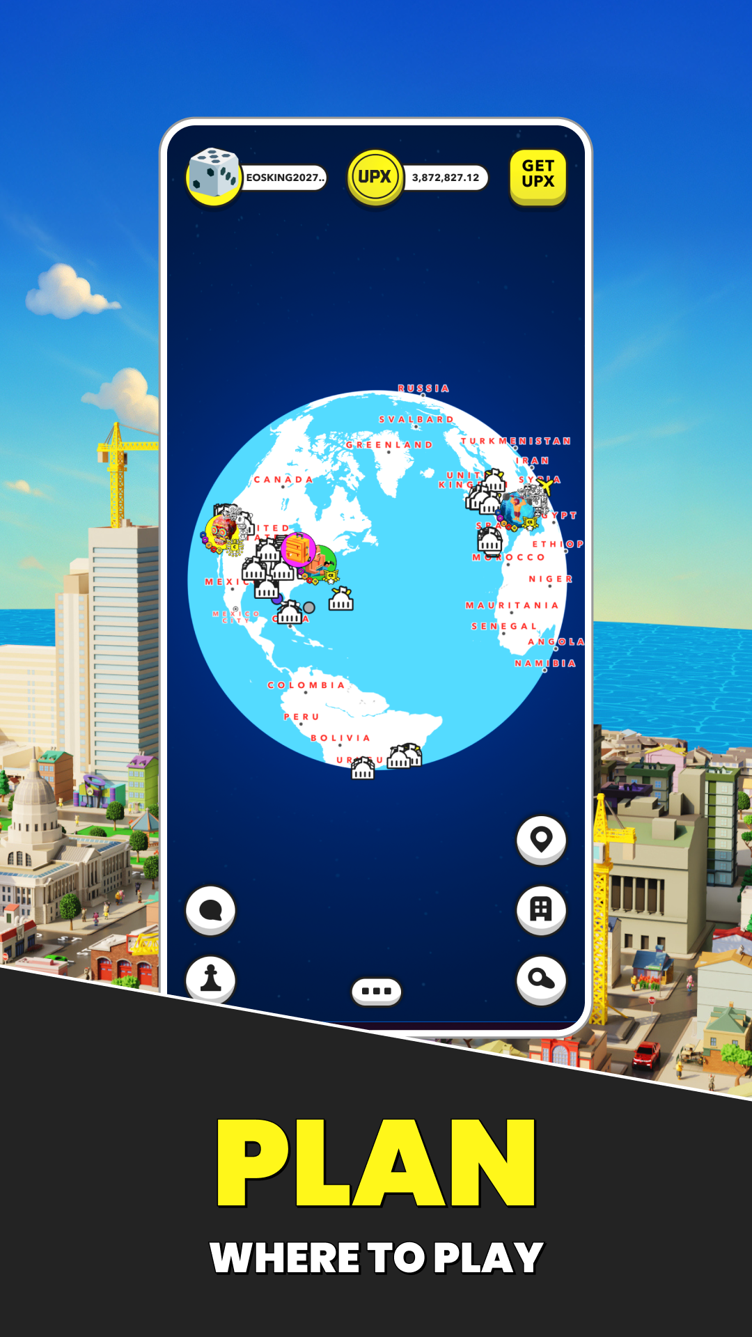 اسکرین شات 1 بازی Upland Real-World City-Builder