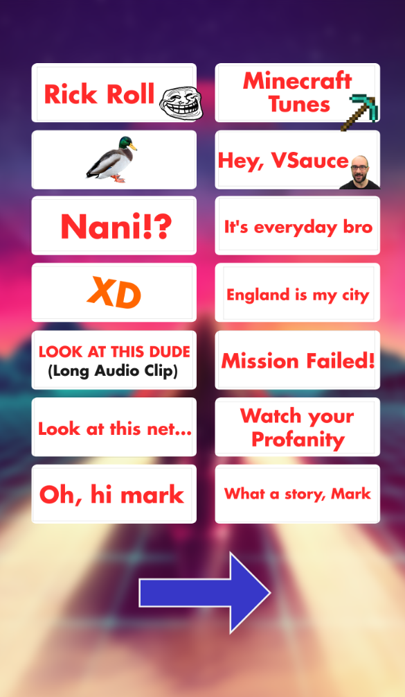اسکرین شات 6 برنامه Meme Soundboard