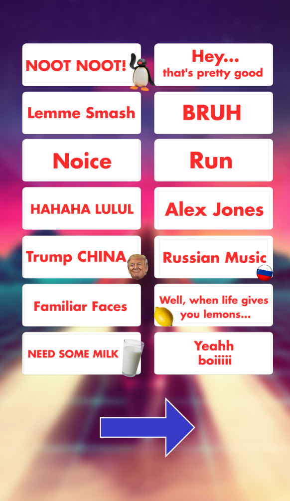 اسکرین شات 5 برنامه Meme Soundboard