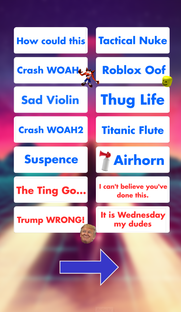 اسکرین شات 4 برنامه Meme Soundboard