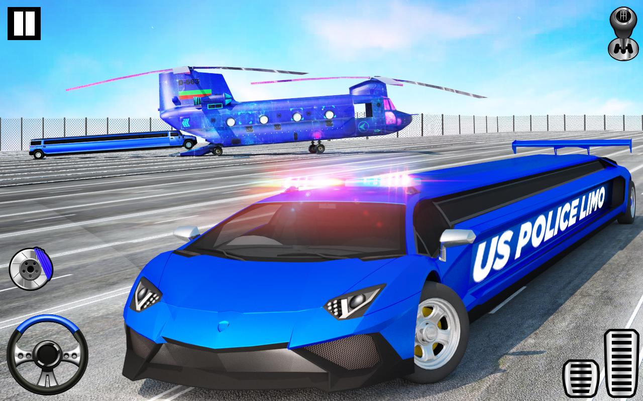 اسکرین شات 2 بازی US Police Transport Car Games