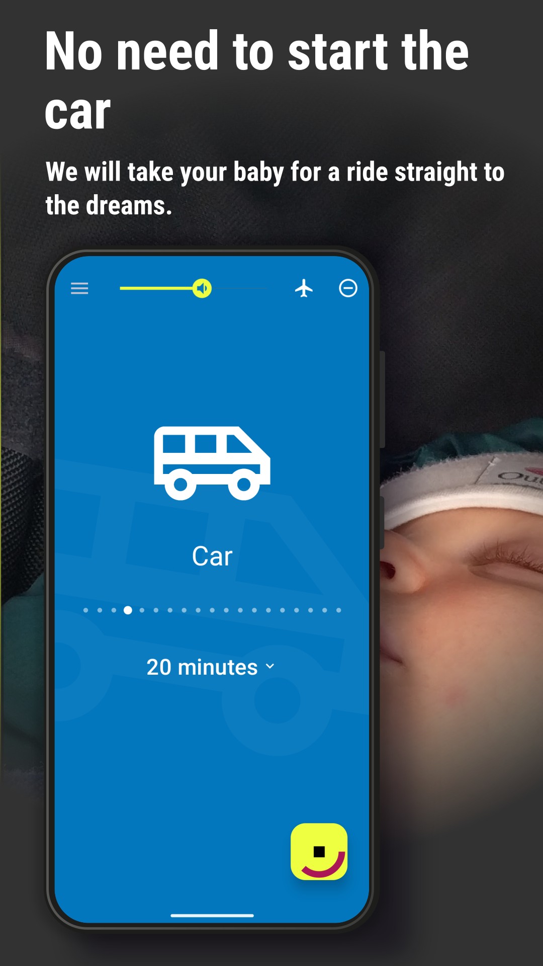 اسکرین شات 6 برنامه BabySleep: Whitenoise lullaby
