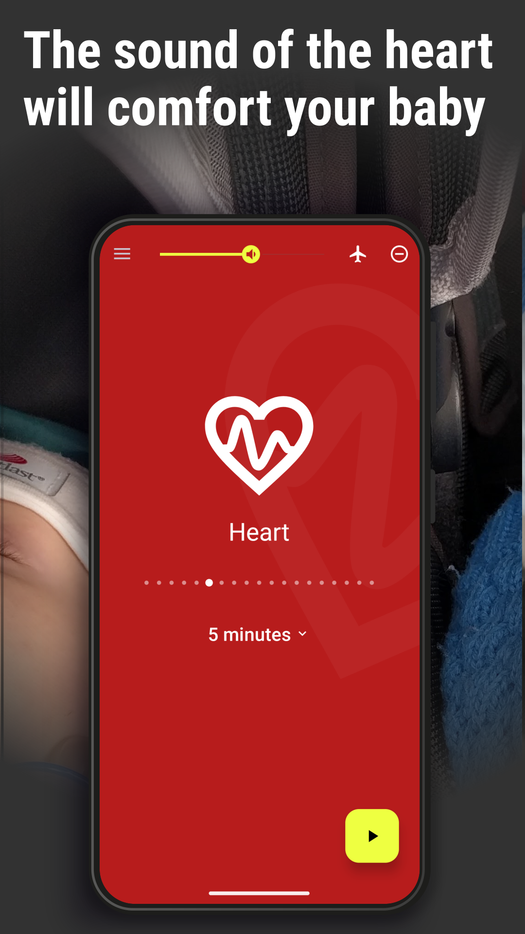 اسکرین شات 7 برنامه BabySleep: Whitenoise lullaby