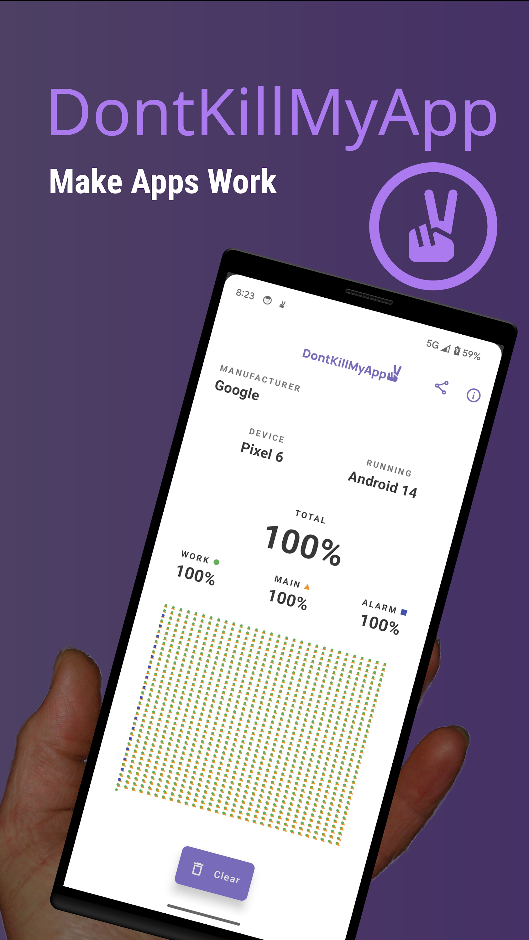 اسکرین شات 1 برنامه DontKillMyApp: Make apps work