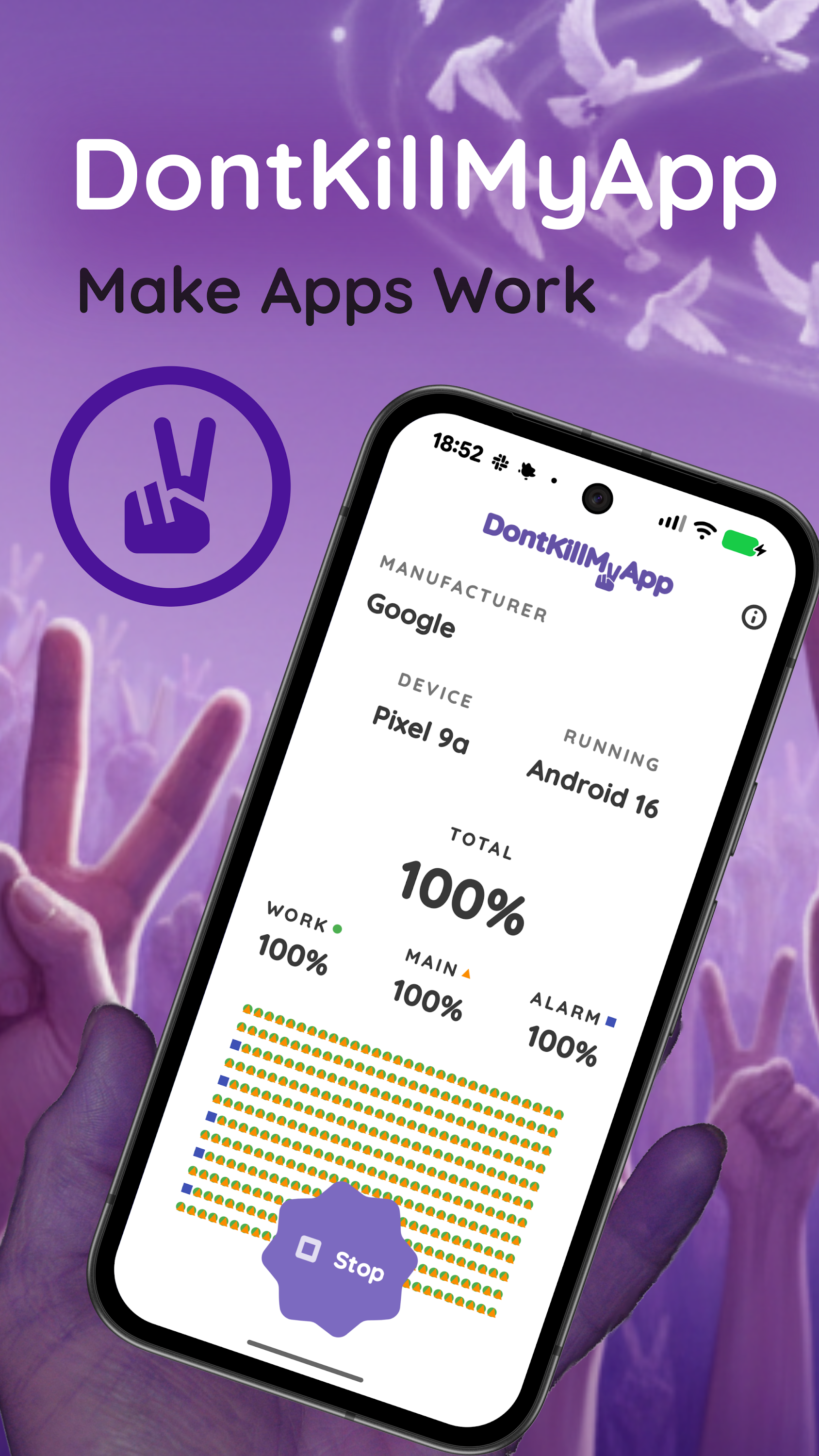 اسکرین شات 1 برنامه DontKillMyApp: Make apps work