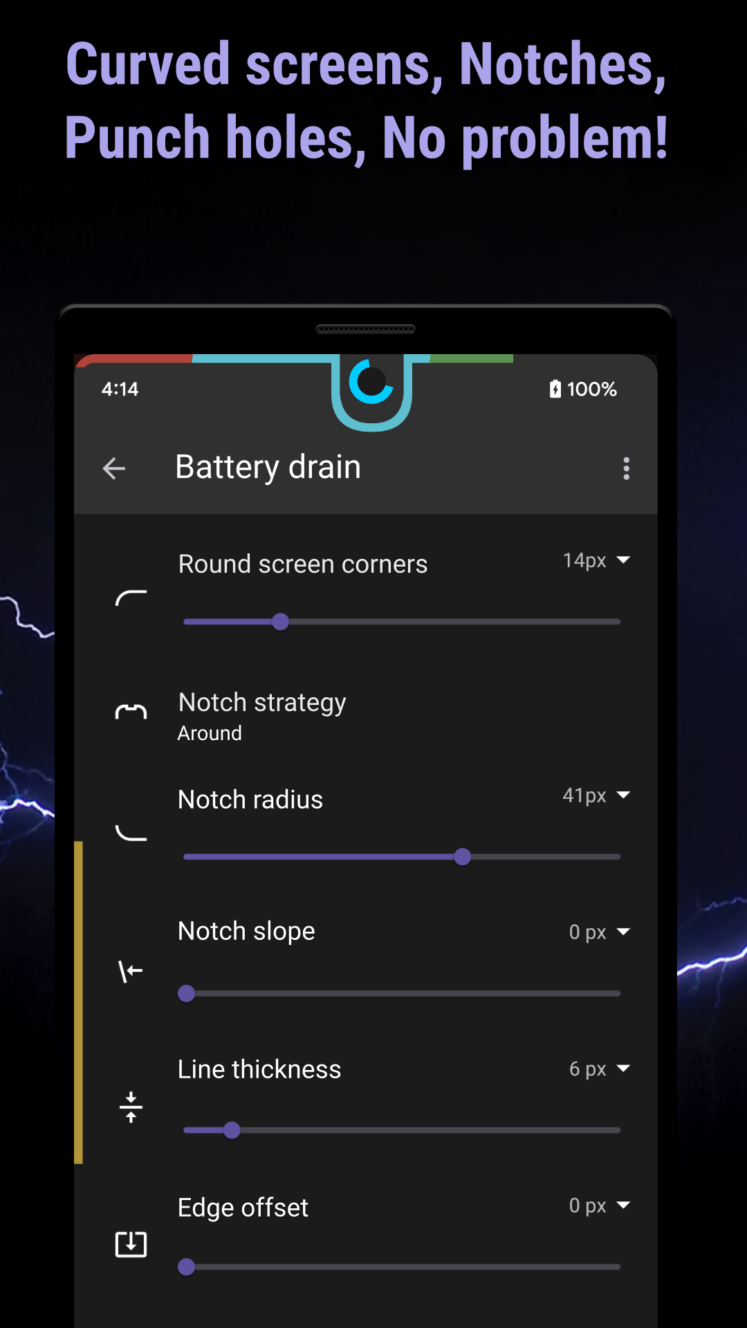 اسکرین شات 5 برنامه PowerLine: Status bar meters