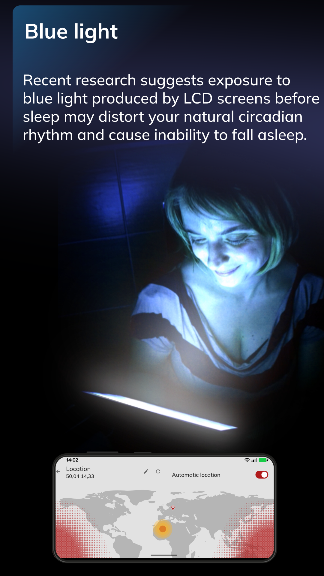 اسکرین شات 2 برنامه Twilight: Blue light filter